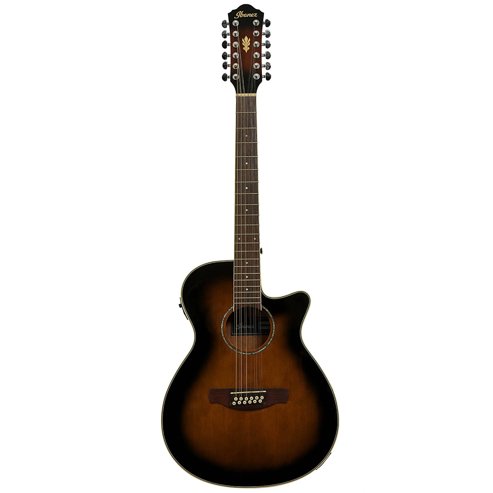 Ibanez AEG1812 II 12-String Acoustic-Electric Guitar - Image 14