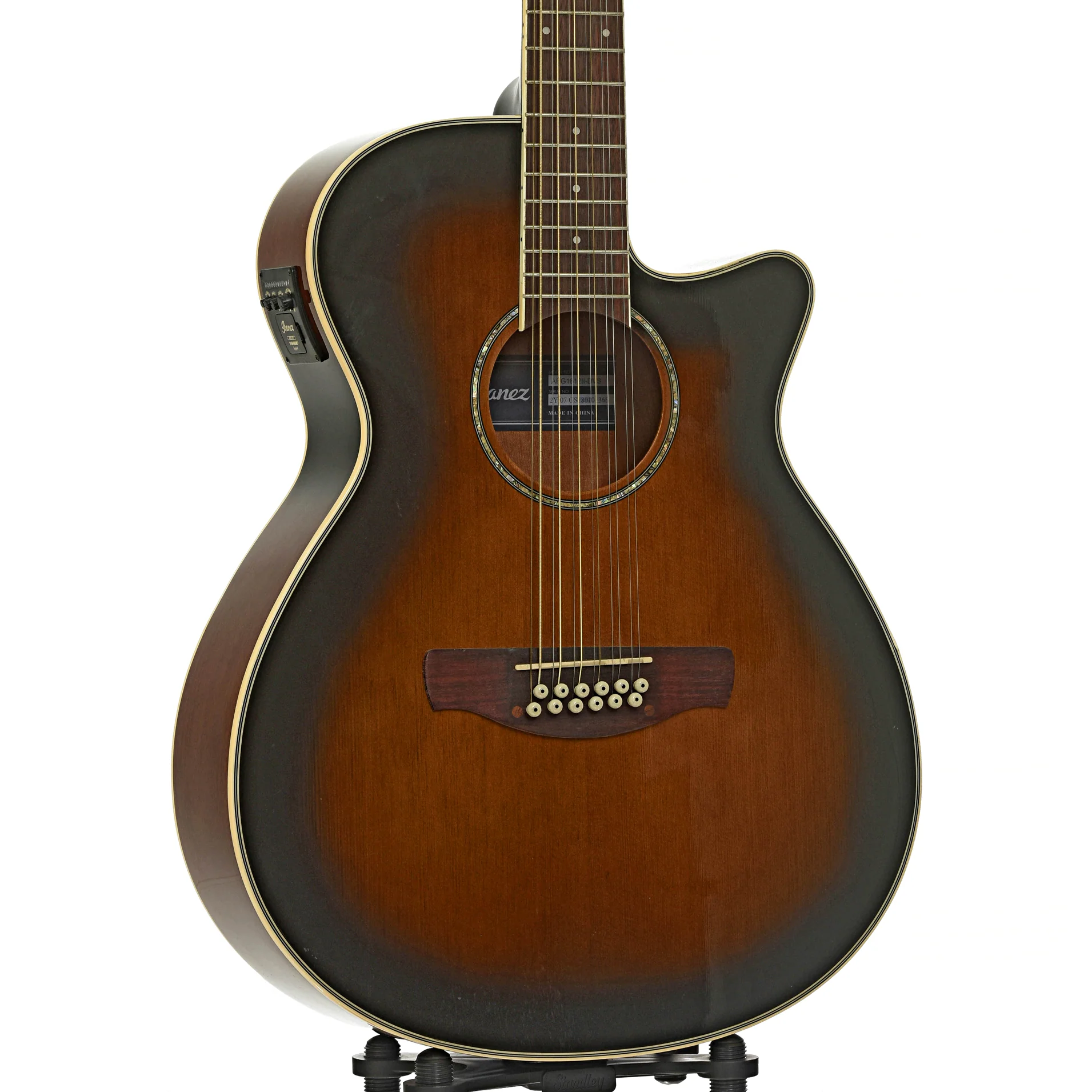 Ibanez AEG1812 II 12-String Acoustic-Electric Guitar - Image 4