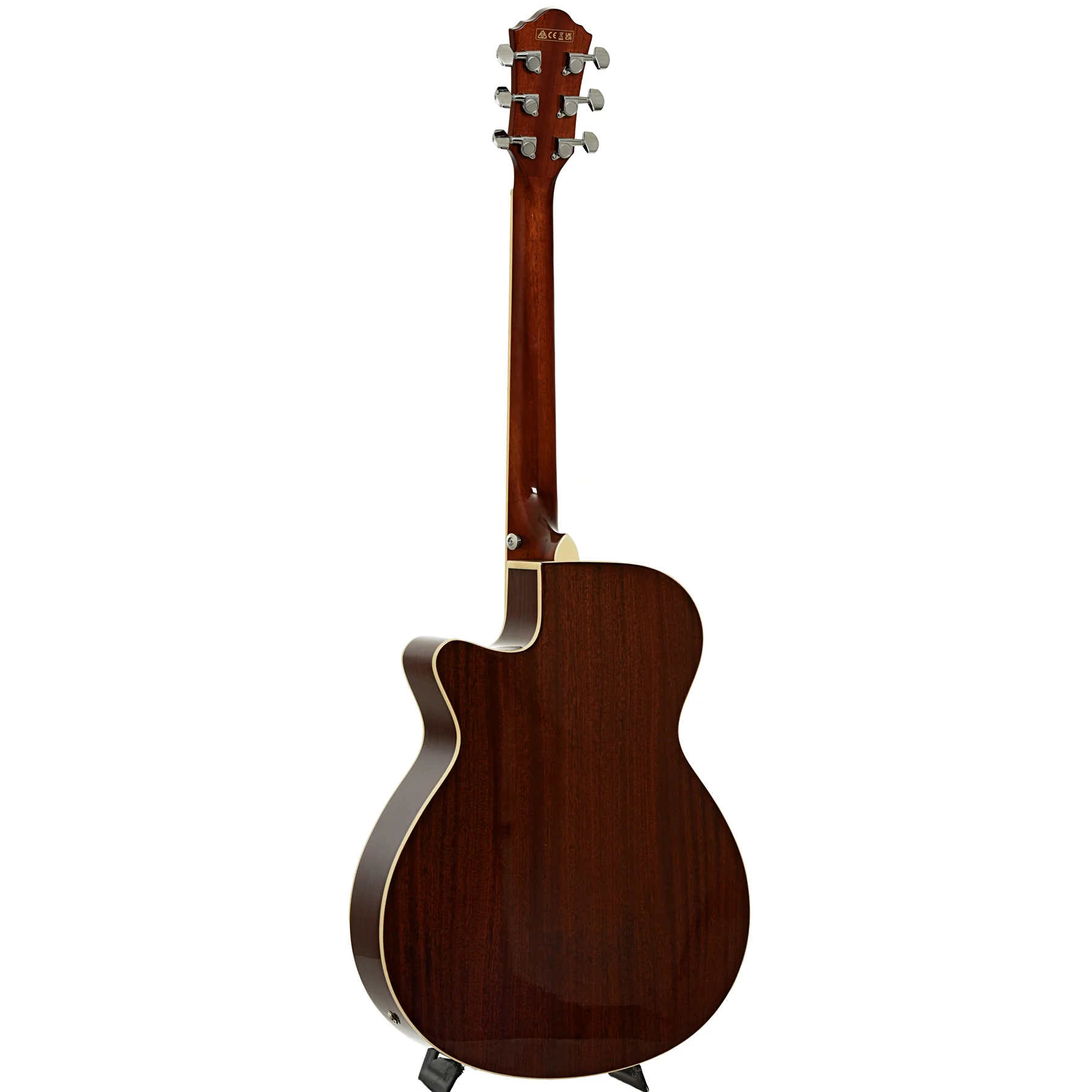 Ibanez AEG7MH Grand Concert Acoustic Guitar, Violin Sunburst High Gloss - Image 12