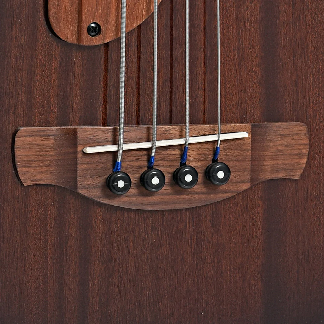 Ibanez AEGB24FE Fretless Acoustic-Electric Bass Guitar, Mahogany Sunburst High Gloss - Image 5