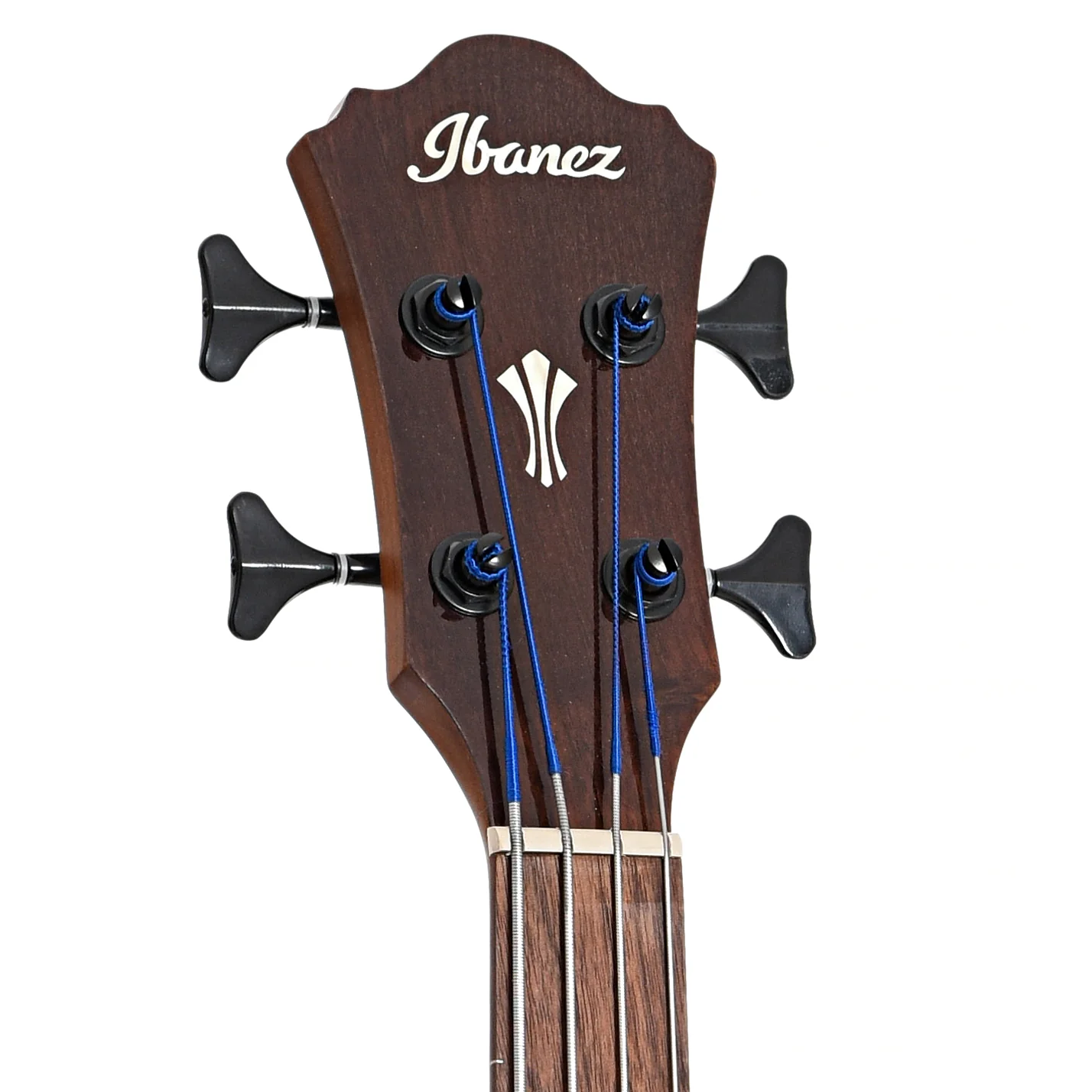 Ibanez AEGB24FE Fretless Acoustic-Electric Bass Guitar, Mahogany Sunburst High Gloss - Image 8