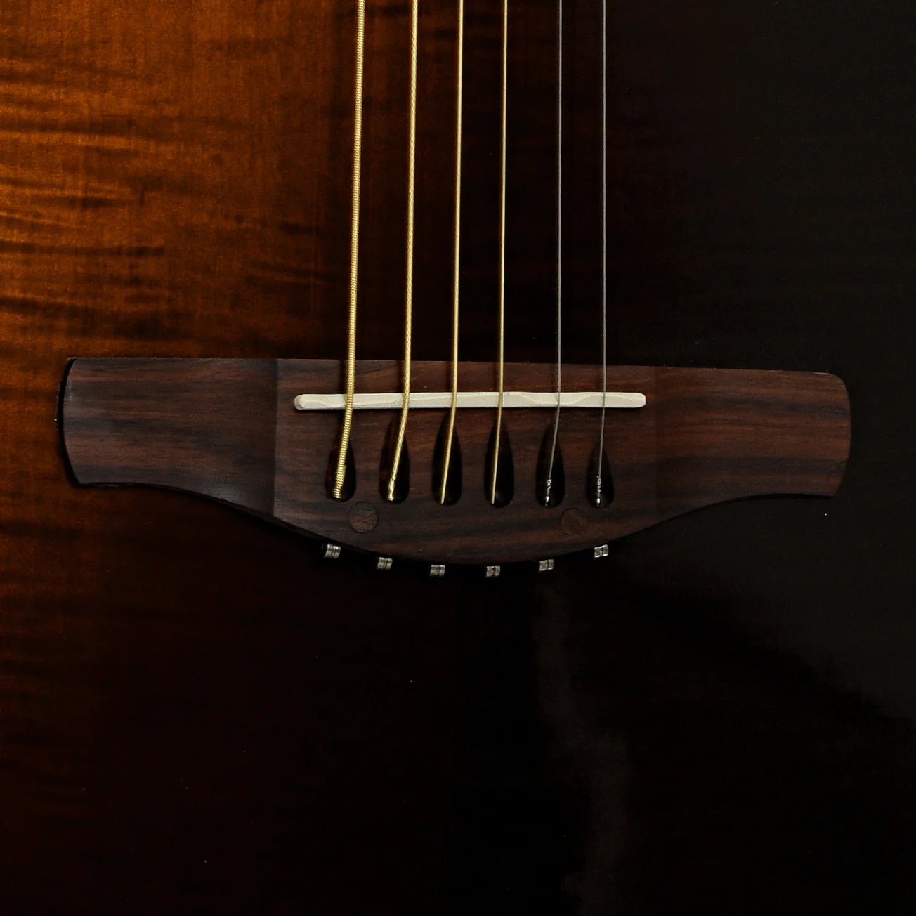 Ibanez AEWC32FM Thinline Acoustic-Electric Guitar, Amber Sunset Fade - Image 5