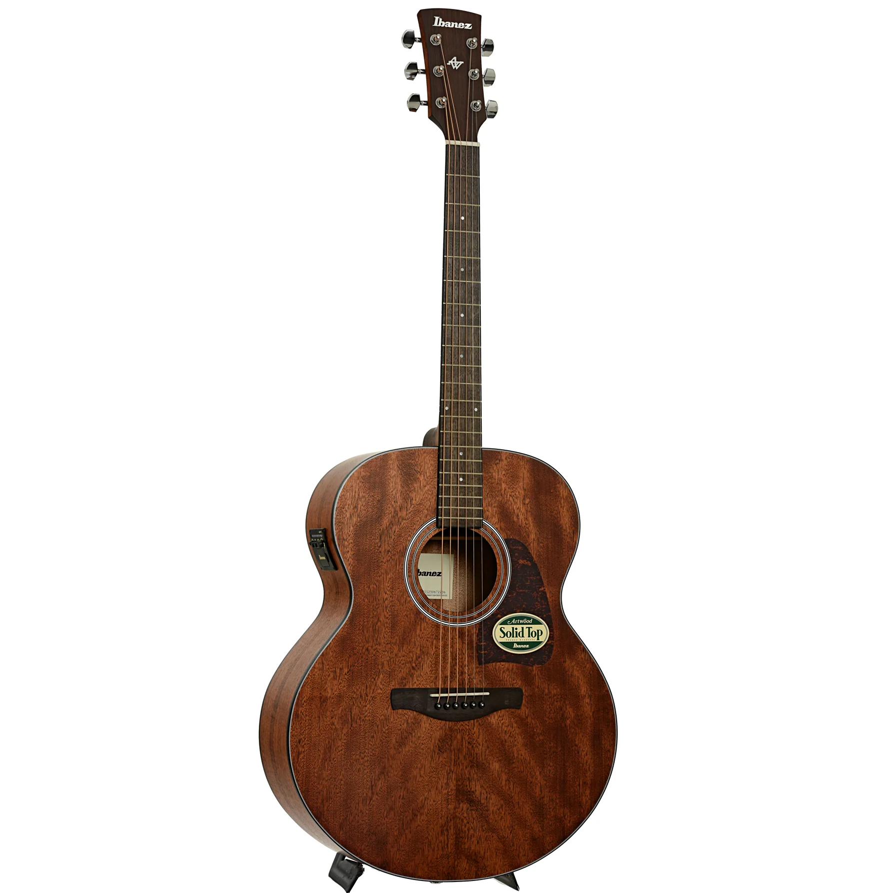 Ibanez AJ54E Artwood Jumbo Acoustic-Electric Guitar, Open Pore Natural - Image 3