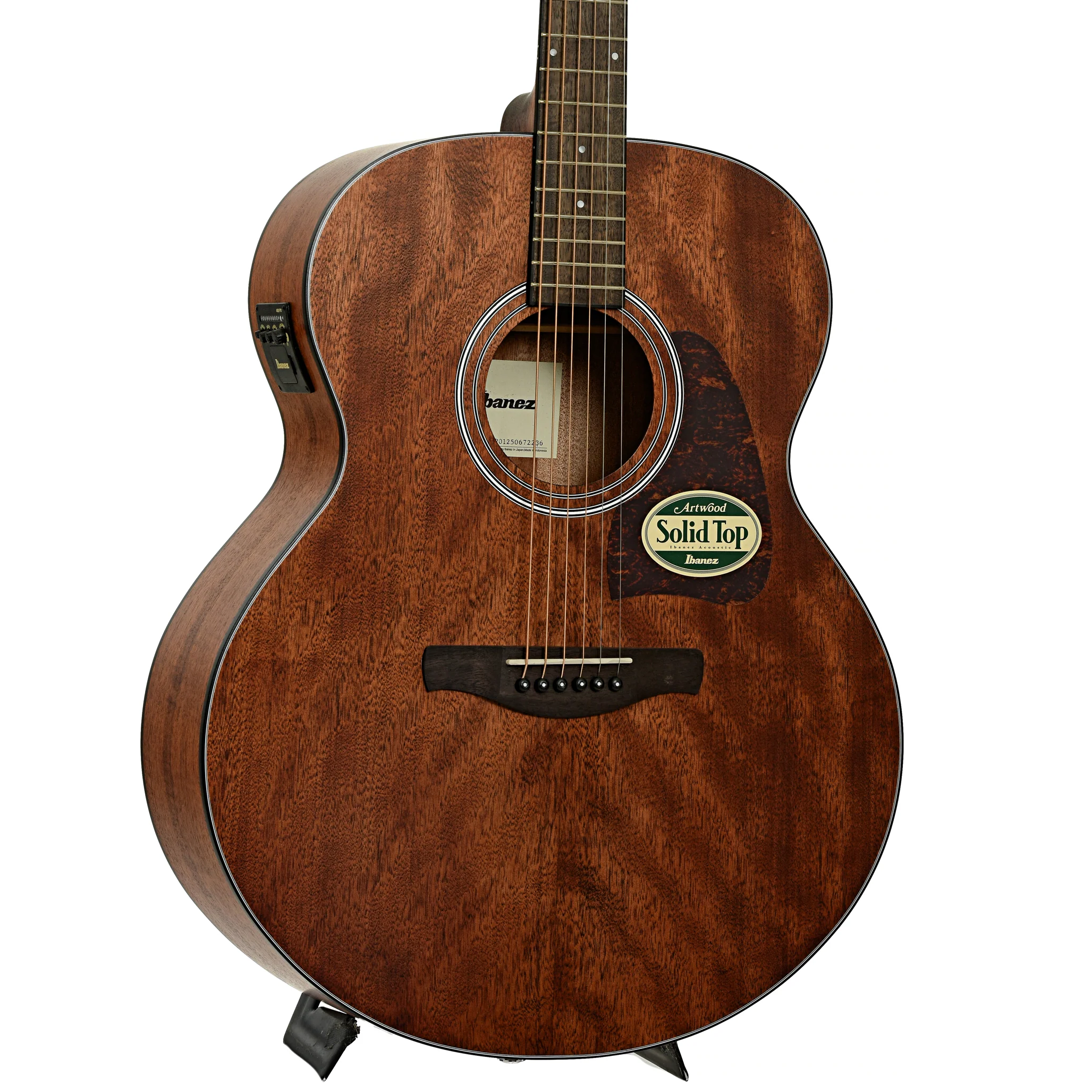 Ibanez AJ54E Artwood Jumbo Acoustic-Electric Guitar, Open Pore Natural - Image 4
