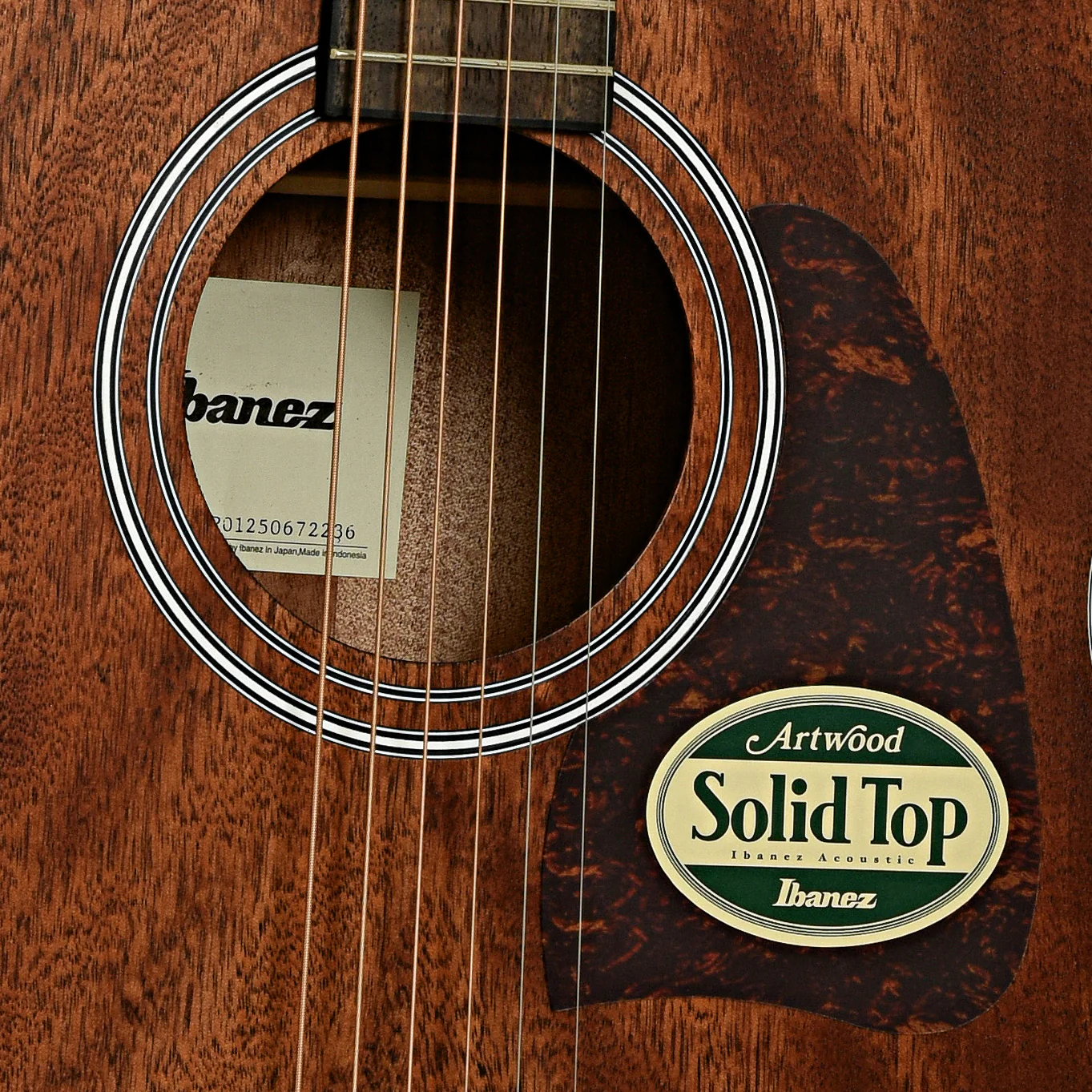 Ibanez AJ54E Artwood Jumbo Acoustic-Electric Guitar, Open Pore Natural - Image 6