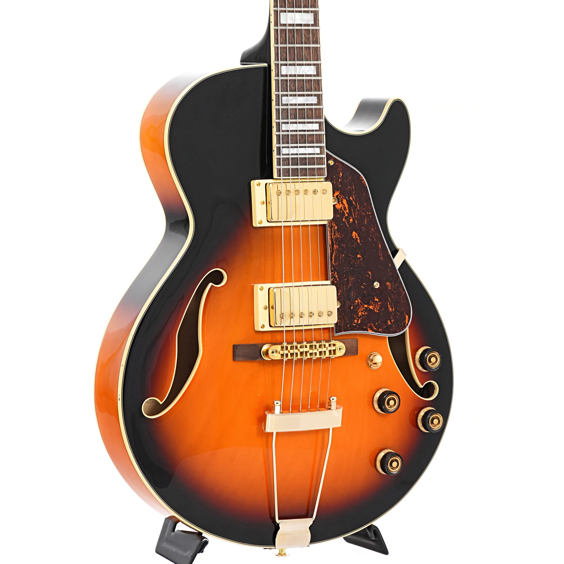 Ibanez AG75G Artcore Hollowbody Electric Guitar, Brown Sunburst - Image 3