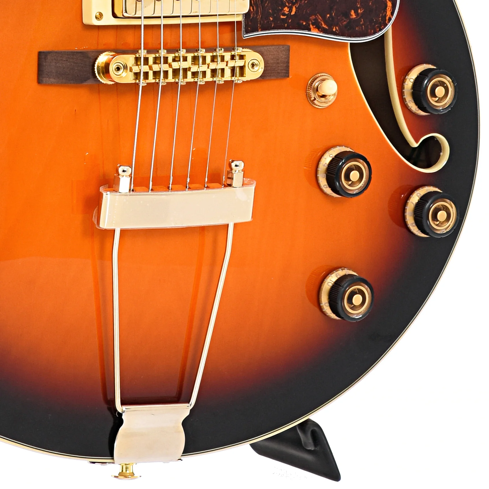 Ibanez AG75G Artcore Hollowbody Electric Guitar, Brown Sunburst - Image 4