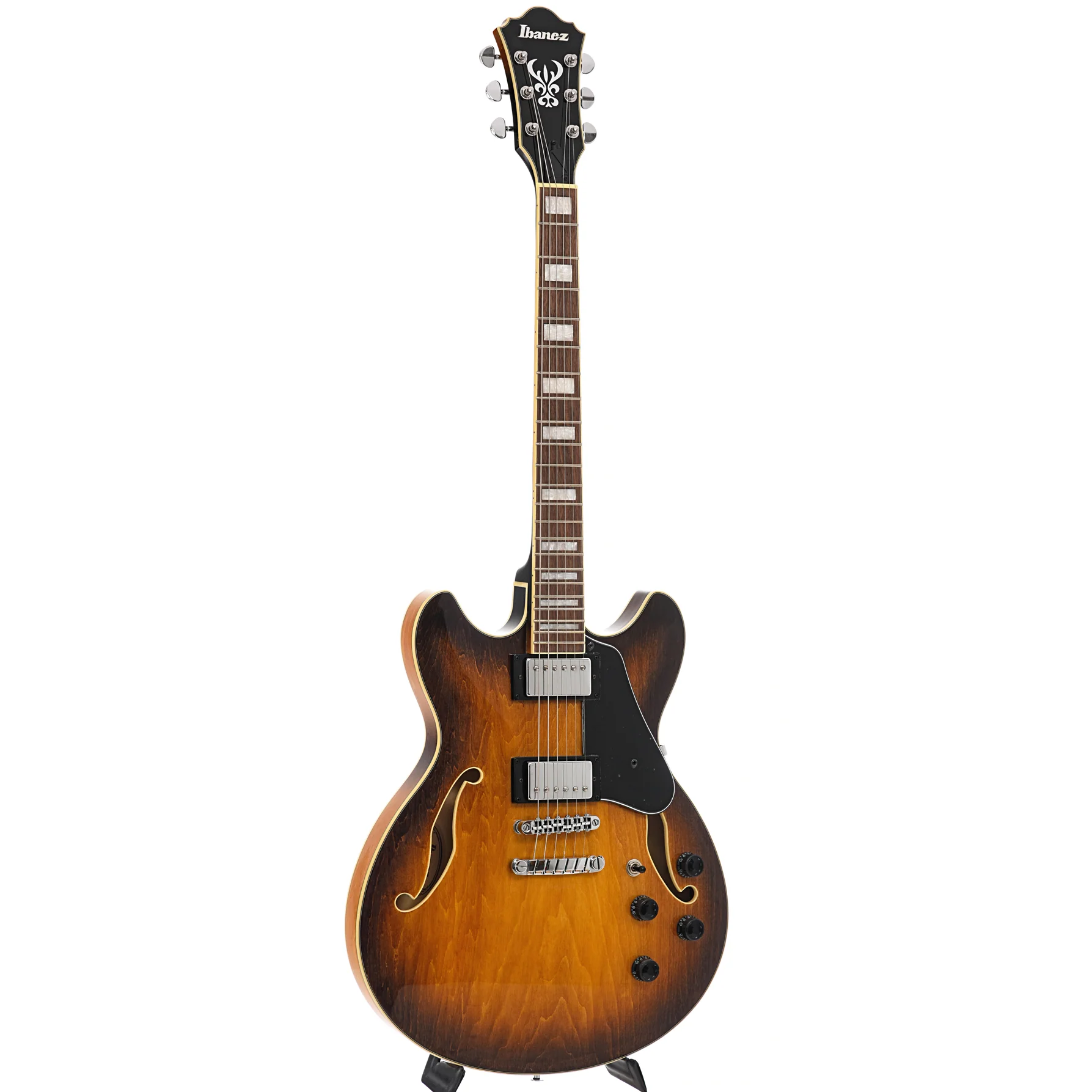 Ibanez AS73 Artcore Semi-Hollowbody Electric Guitar, Tobacco Brown - Image 11