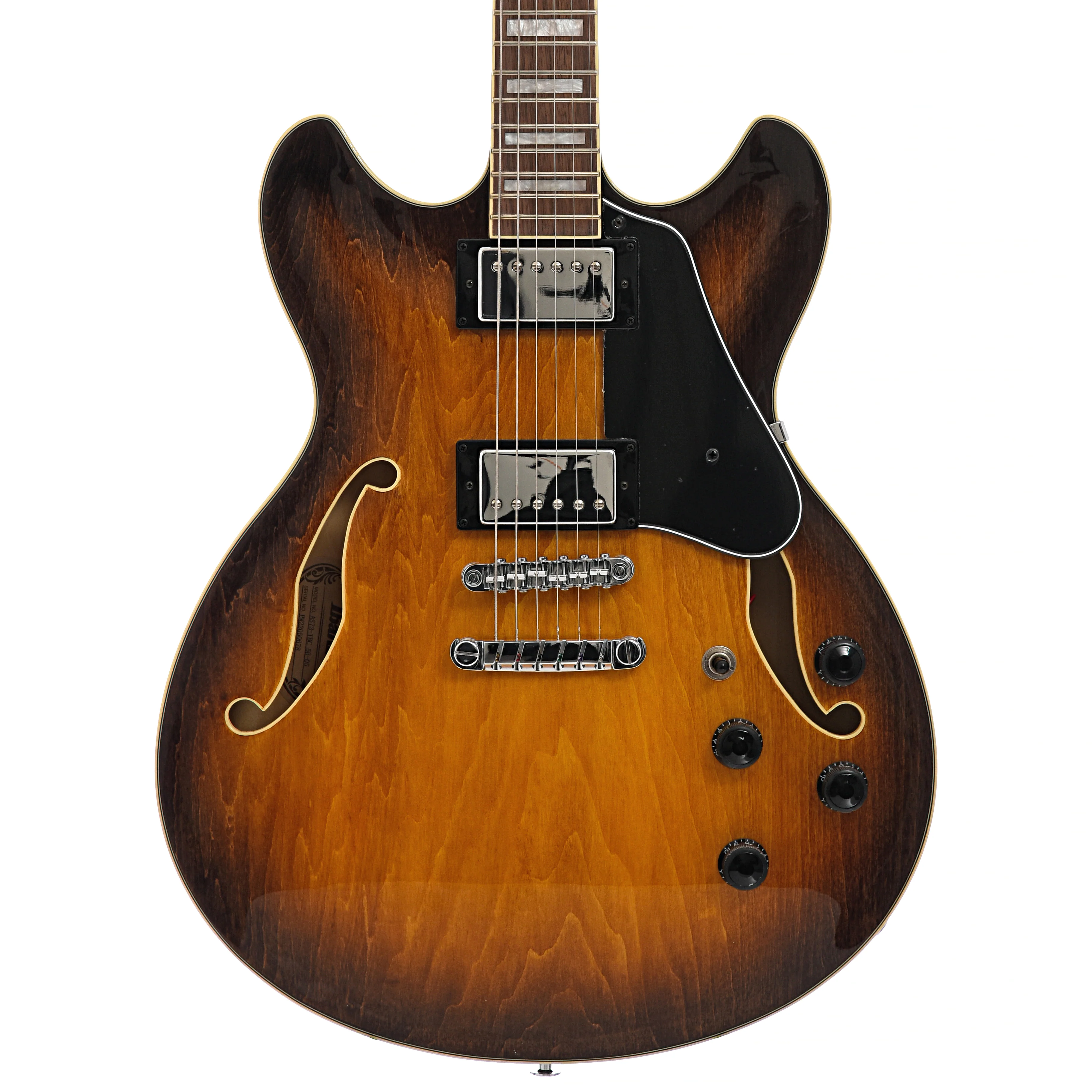 Ibanez AS73 Artcore Semi-Hollowbody Electric Guitar, Tobacco Brown - Image 2