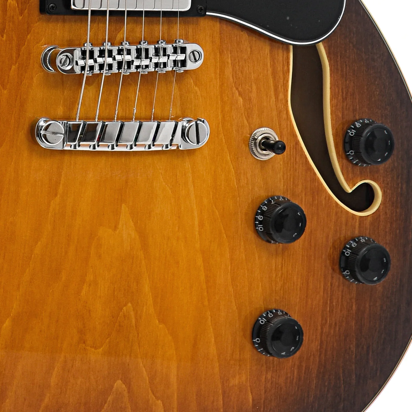 Ibanez AS73 Artcore Semi-Hollowbody Electric Guitar, Tobacco Brown - Image 4