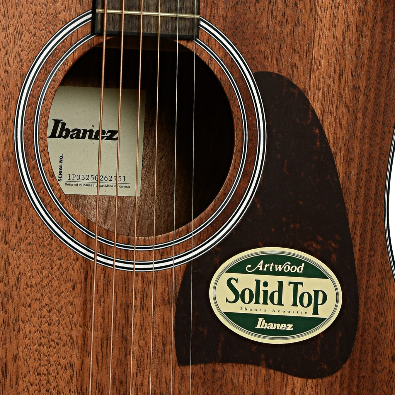 Ibanez AW54 Artwood Dreadnought Acoustic Guitar, Open Pore Natural - Image 5