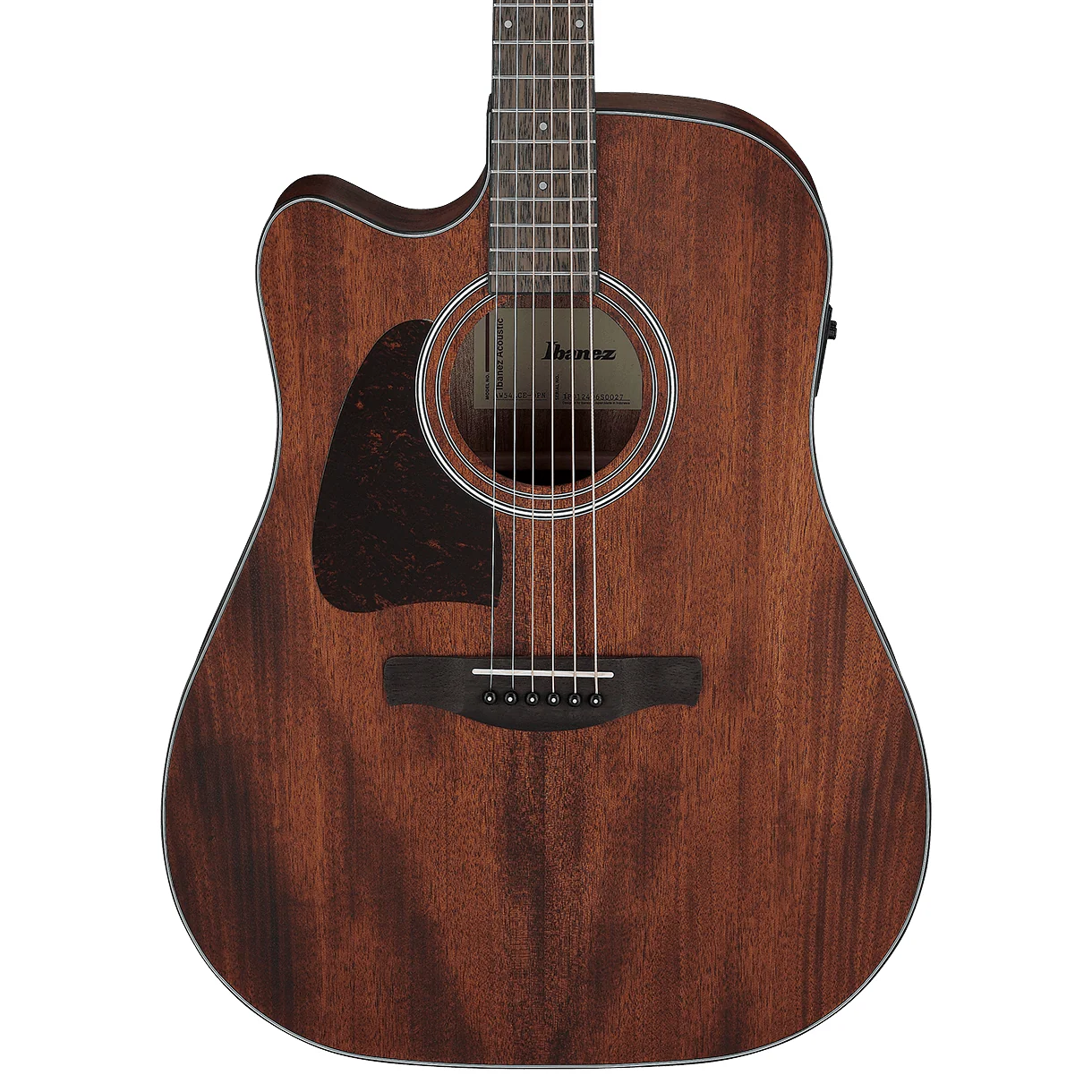 Ibanez AW54LCE Artwood Left-Handed Dreadnought Acoustic-Electric, Open Pore Natural - Image 2