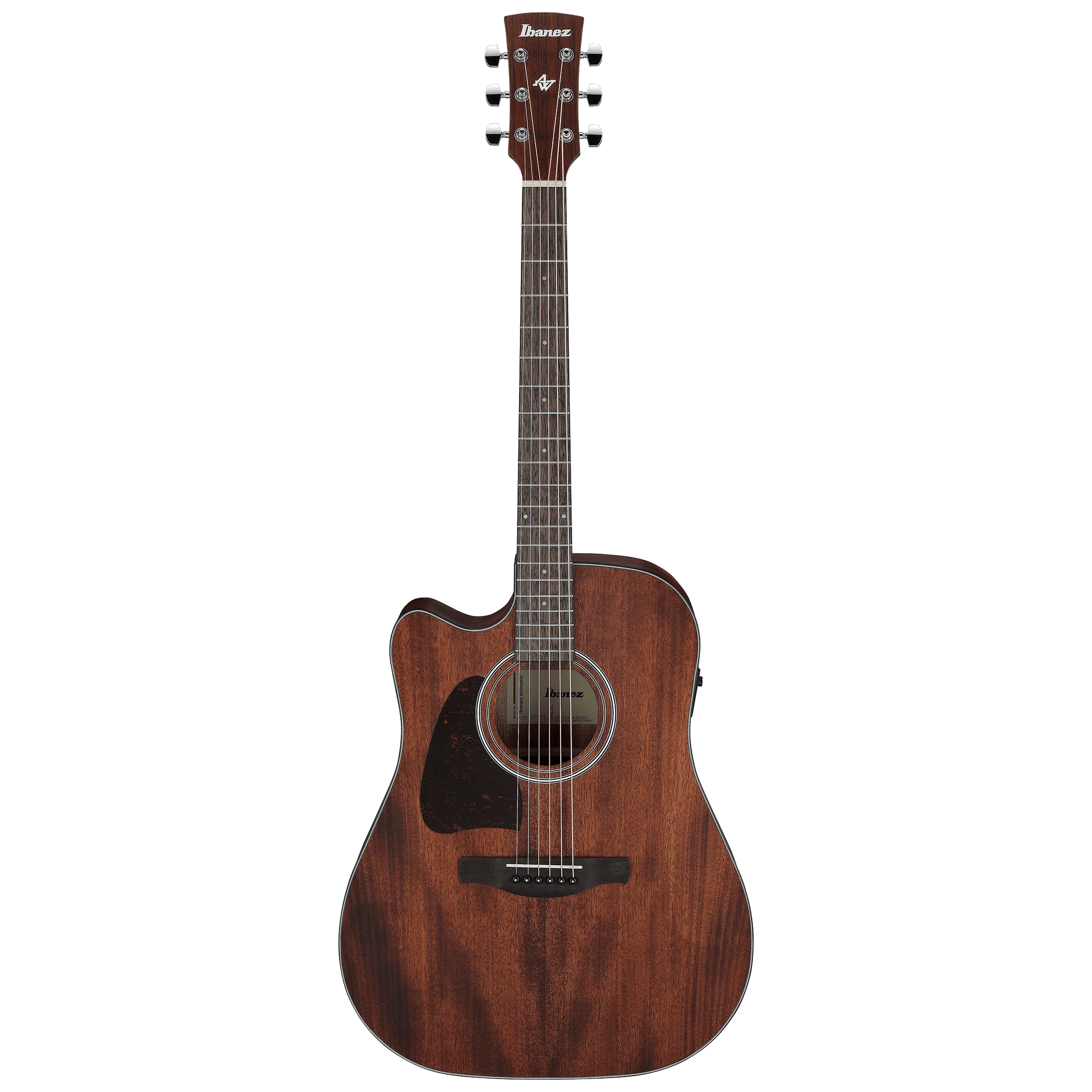 Ibanez AW54LCE Artwood Left-Handed Dreadnought Acoustic-Electric, Open Pore Natural - Image 3