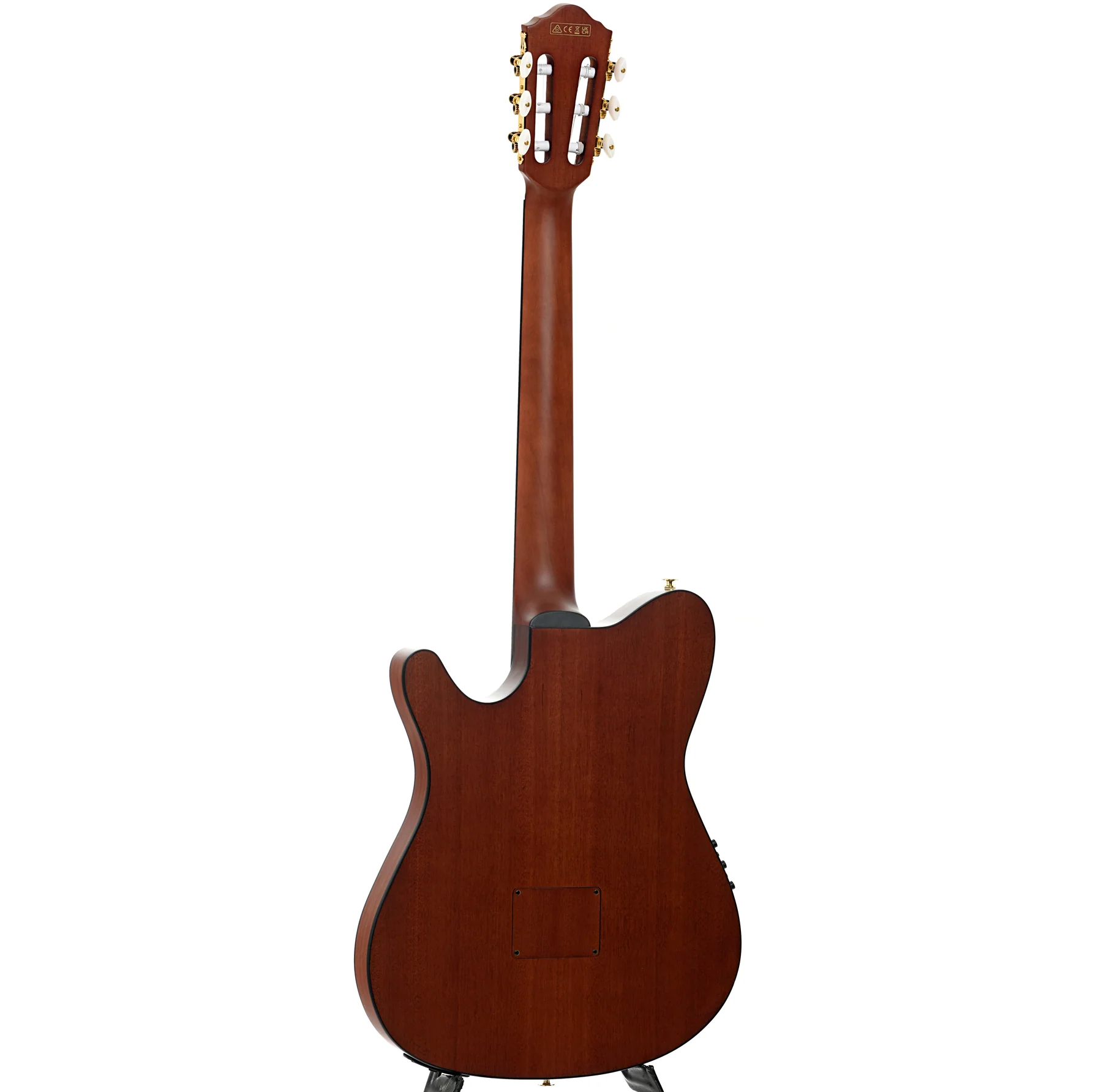 Ibanez FRH10N Nylon String Acoustic-Electric Guitar, Indigo Blue Metallic Flat - Image 12