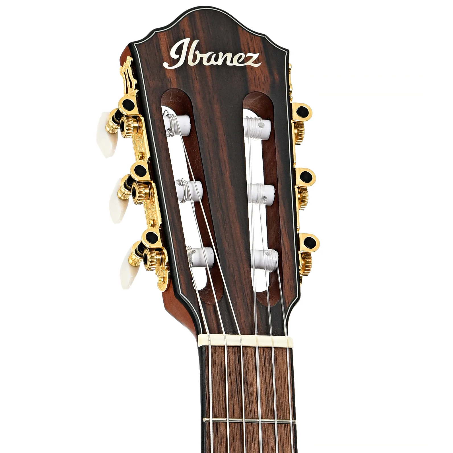 Ibanez FRH10N Nylon String Acoustic-Electric Guitar, Indigo Blue Metallic Flat - Image 8