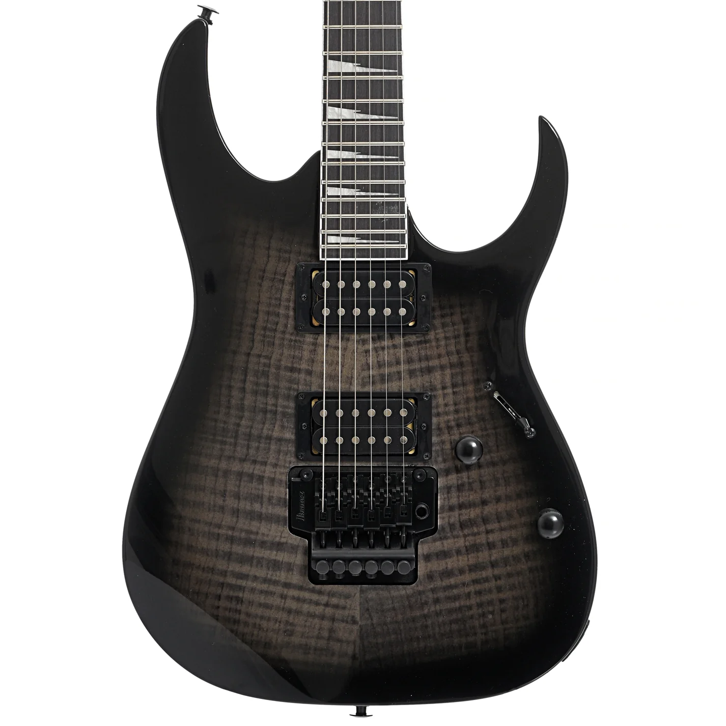 Ibanez GRG320FA Gio Electric Guitar, Transparent Black Sunburst - Image 2