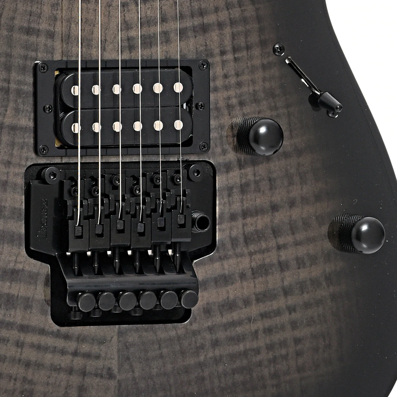 Ibanez GRG320FA Gio Electric Guitar, Transparent Black Sunburst - Image 5