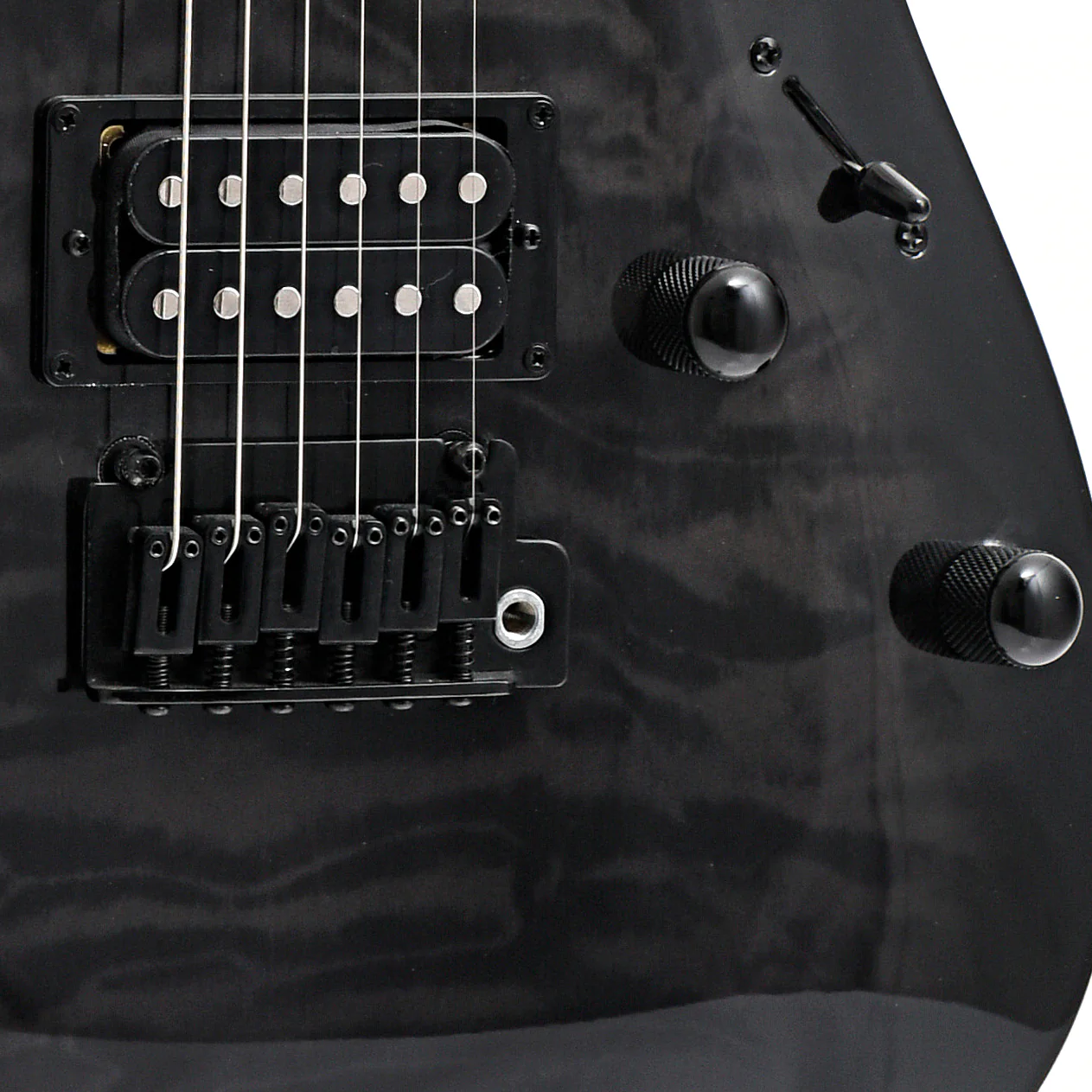 Ibanez RGA120QA Gio Electric Guitar, Transparent Black Sunburst - Image 4