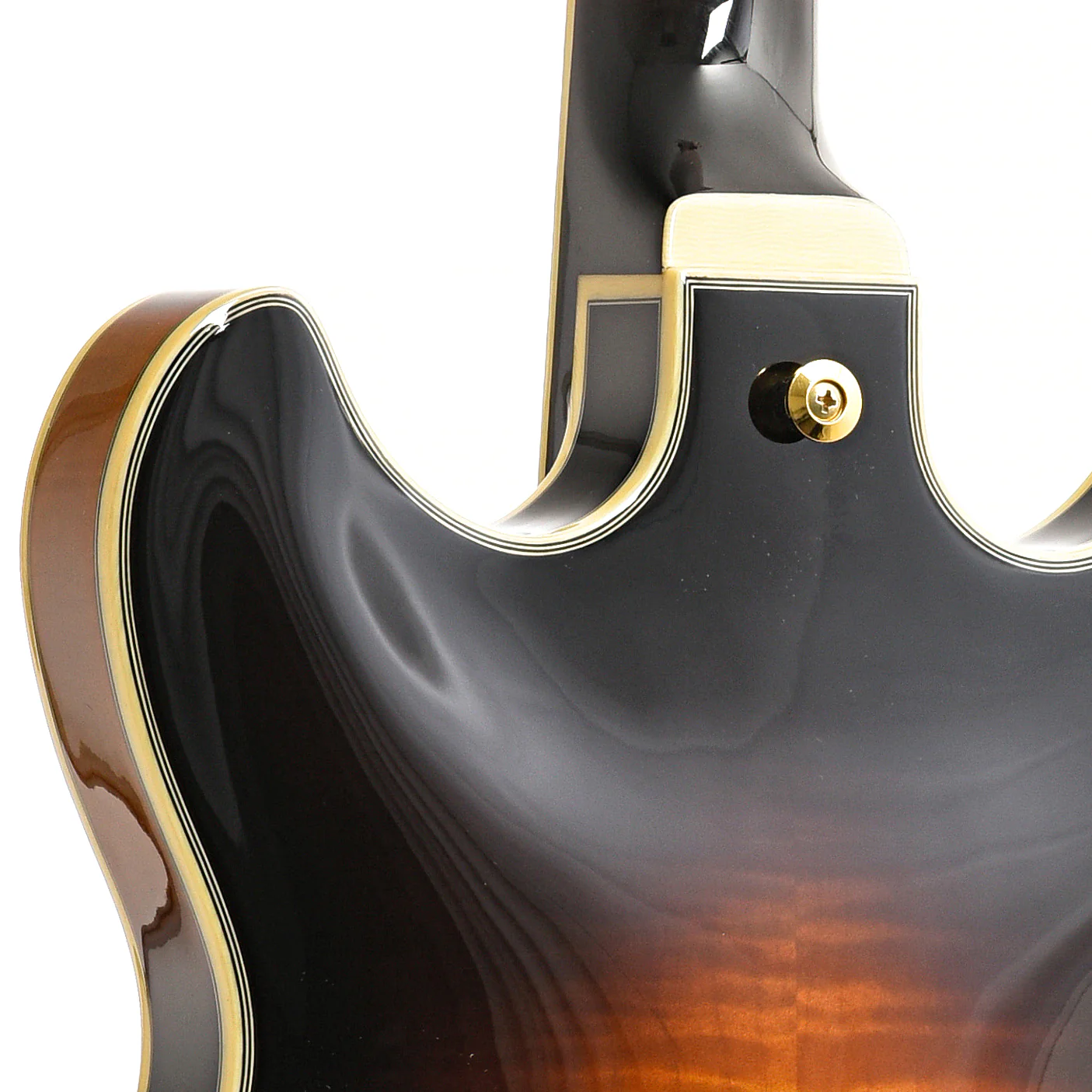 Ibanez JSM10 John Scofield Semi-Hollowbody Guitar, Vintage Yellow Sunburst - Image 10