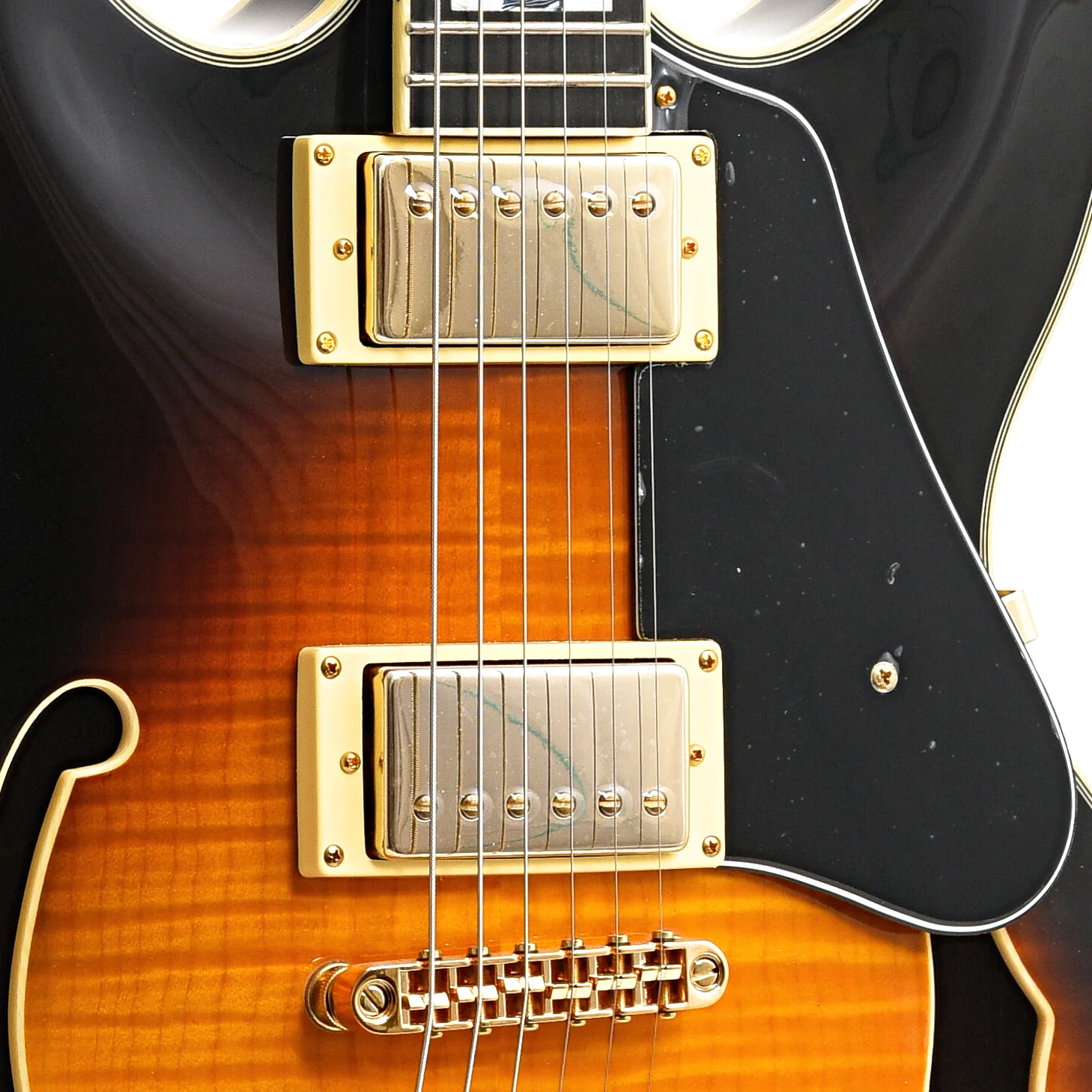 Ibanez JSM10 John Scofield Semi-Hollowbody Guitar, Vintage Yellow Sunburst - Image 6