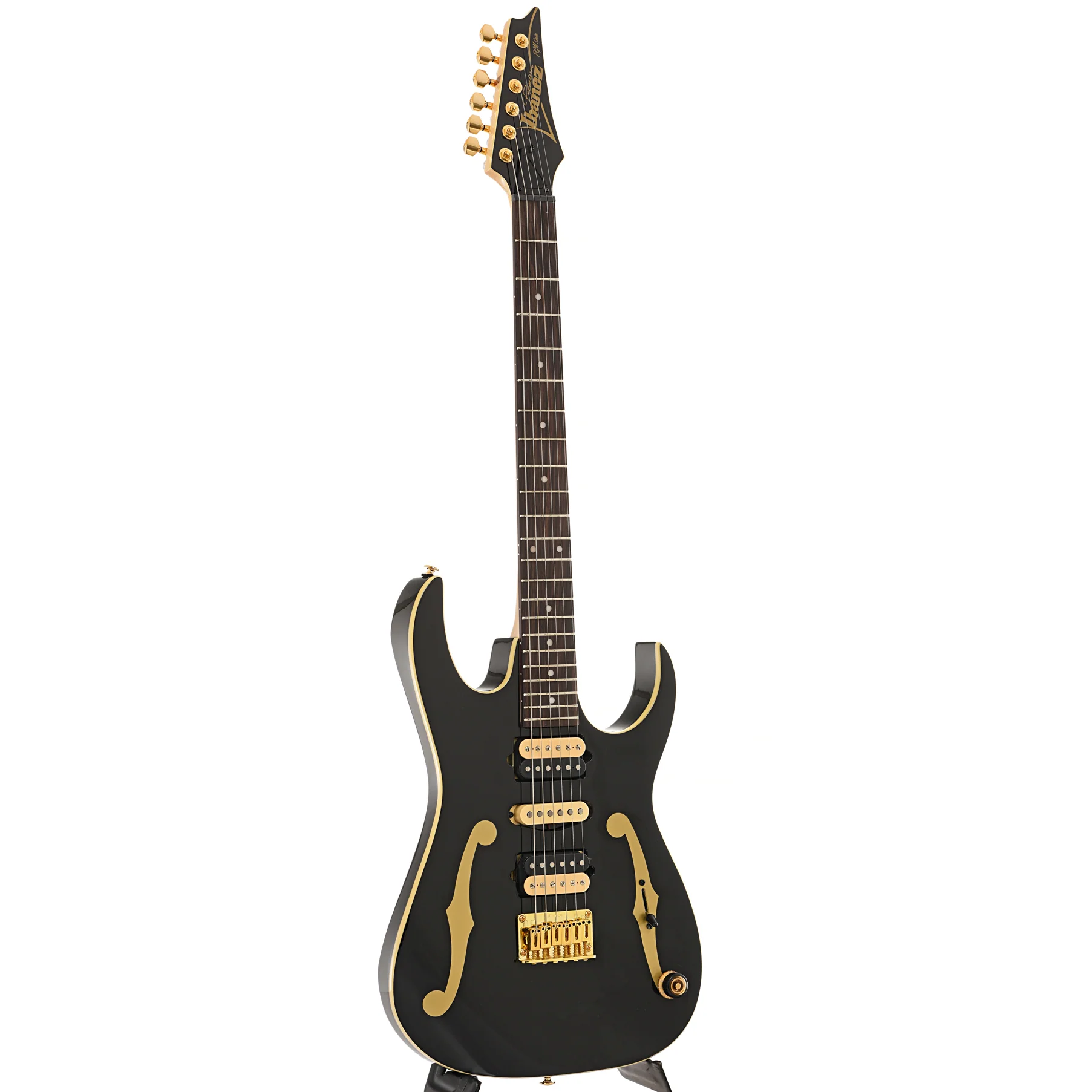 Ibanez PGM50 Paul Gilbert Signature Electric Guitar, Black - Image 3