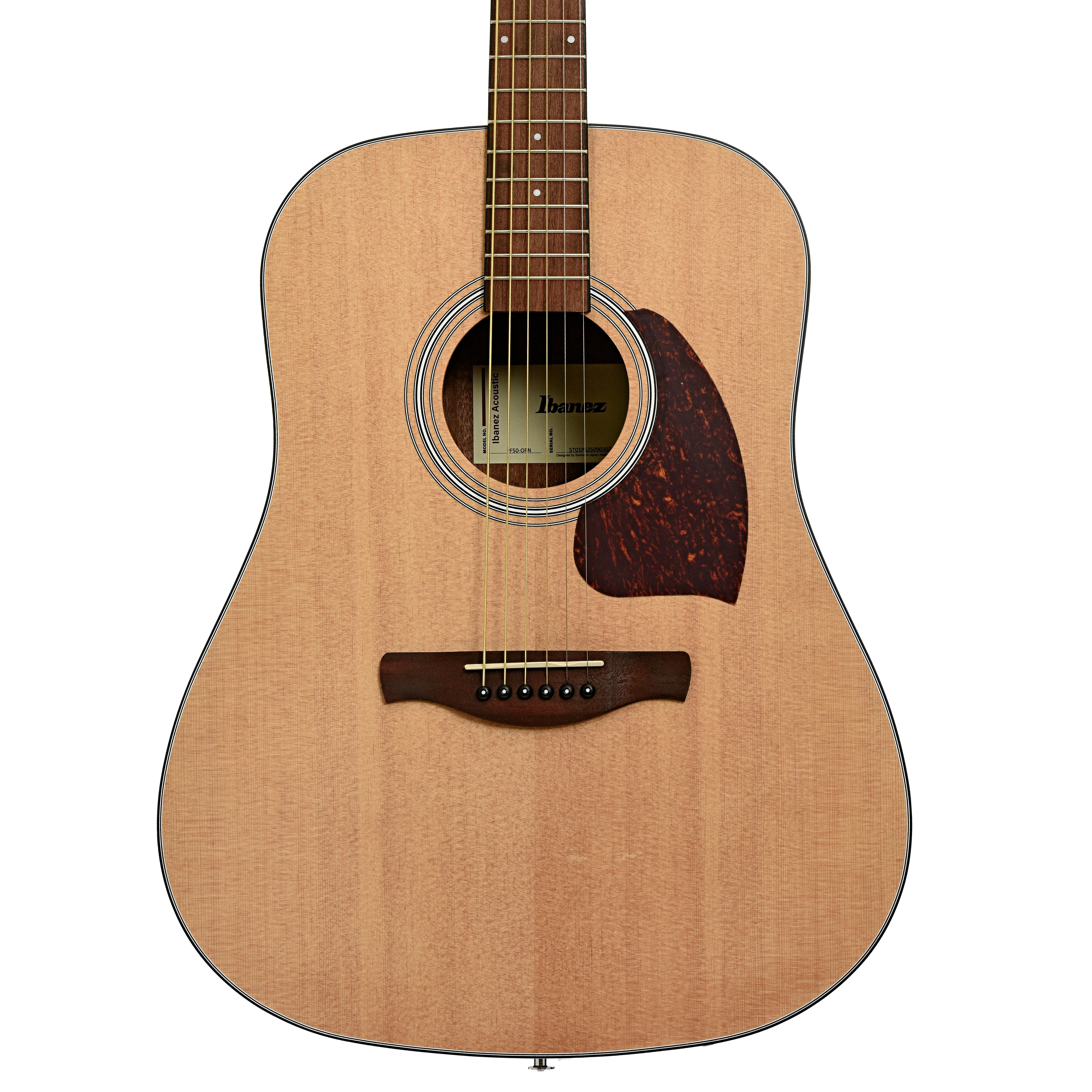 Ibanez PF50 Dreadnought Acoustic Guitar, Open Pore Natural - Image 2