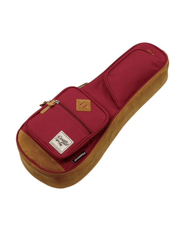 Ibanez Powerpad Soprano Ukulele Gigbag, Wine Red - Image 2