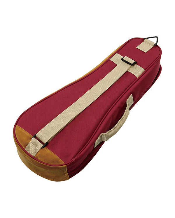 Ibanez Powerpad Soprano Ukulele Gigbag, Wine Red - Image 3
