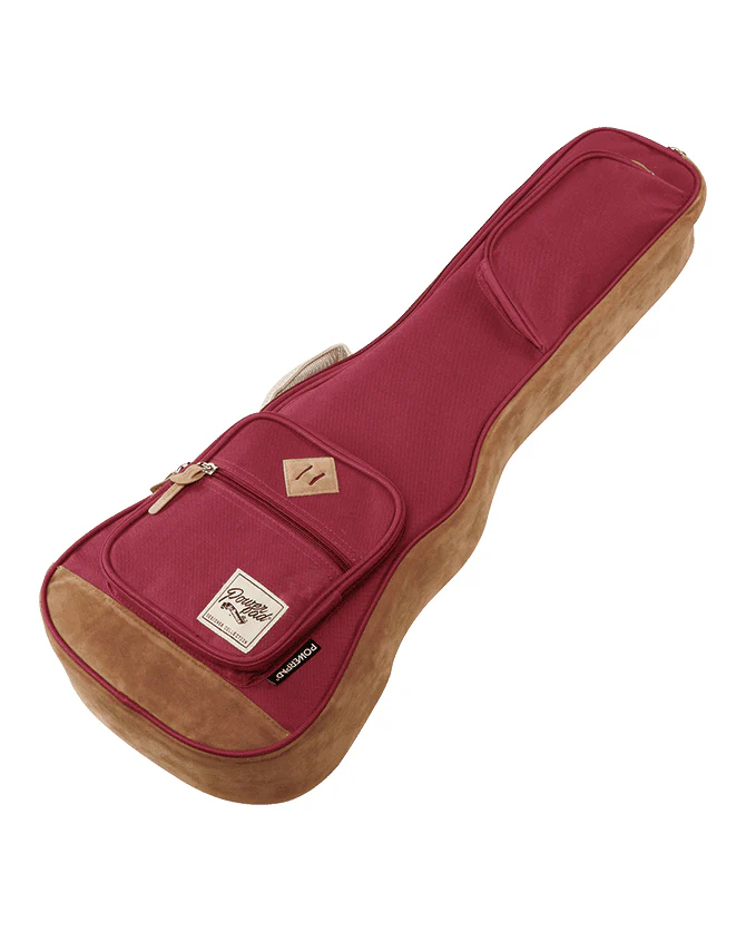 Ibanez Powerpad Tenor Ukulele Gigbag, Wine Red - Image 2