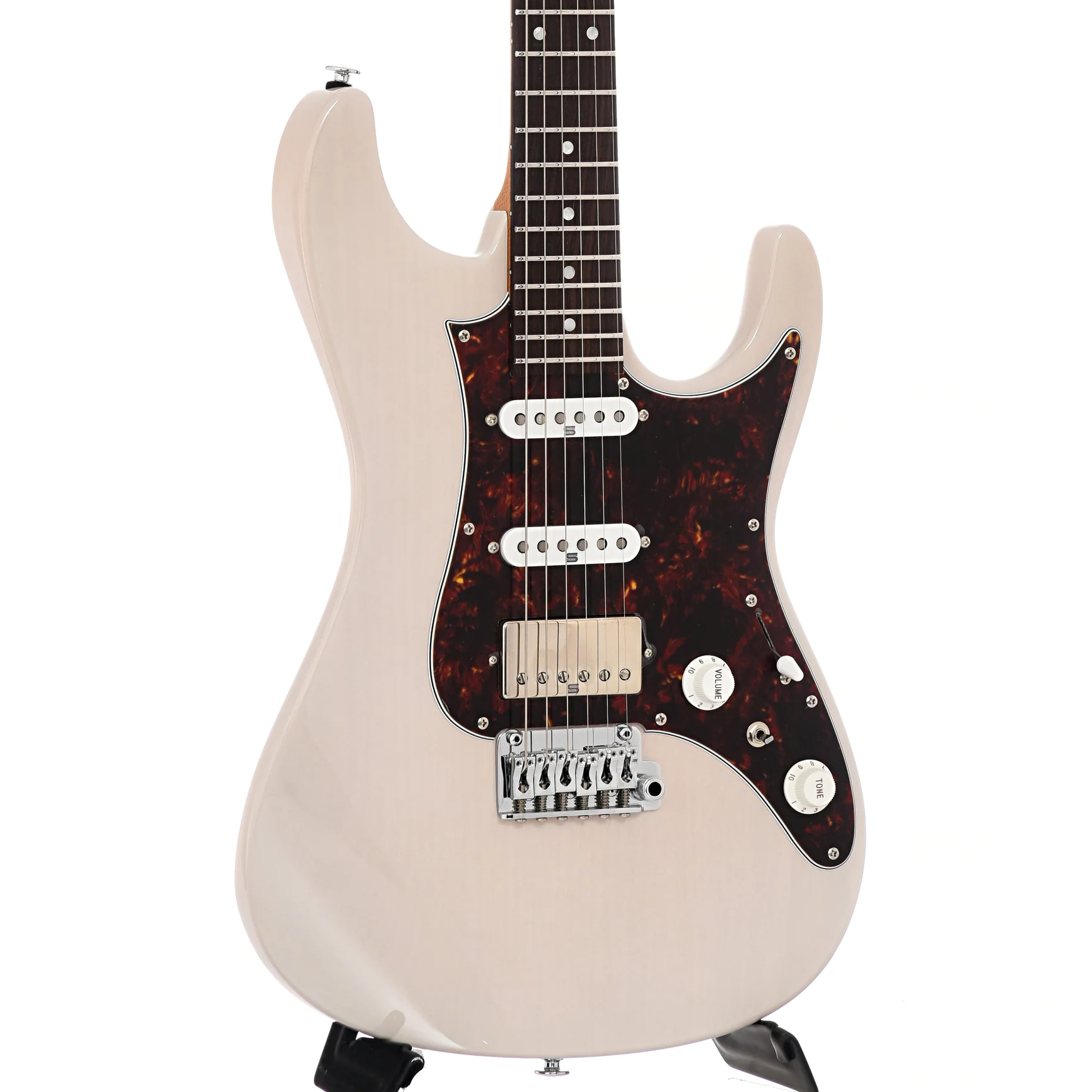 Ibanez AZ2204N Prestige Series Electric Guitar, Antique White Blonde - Image 3