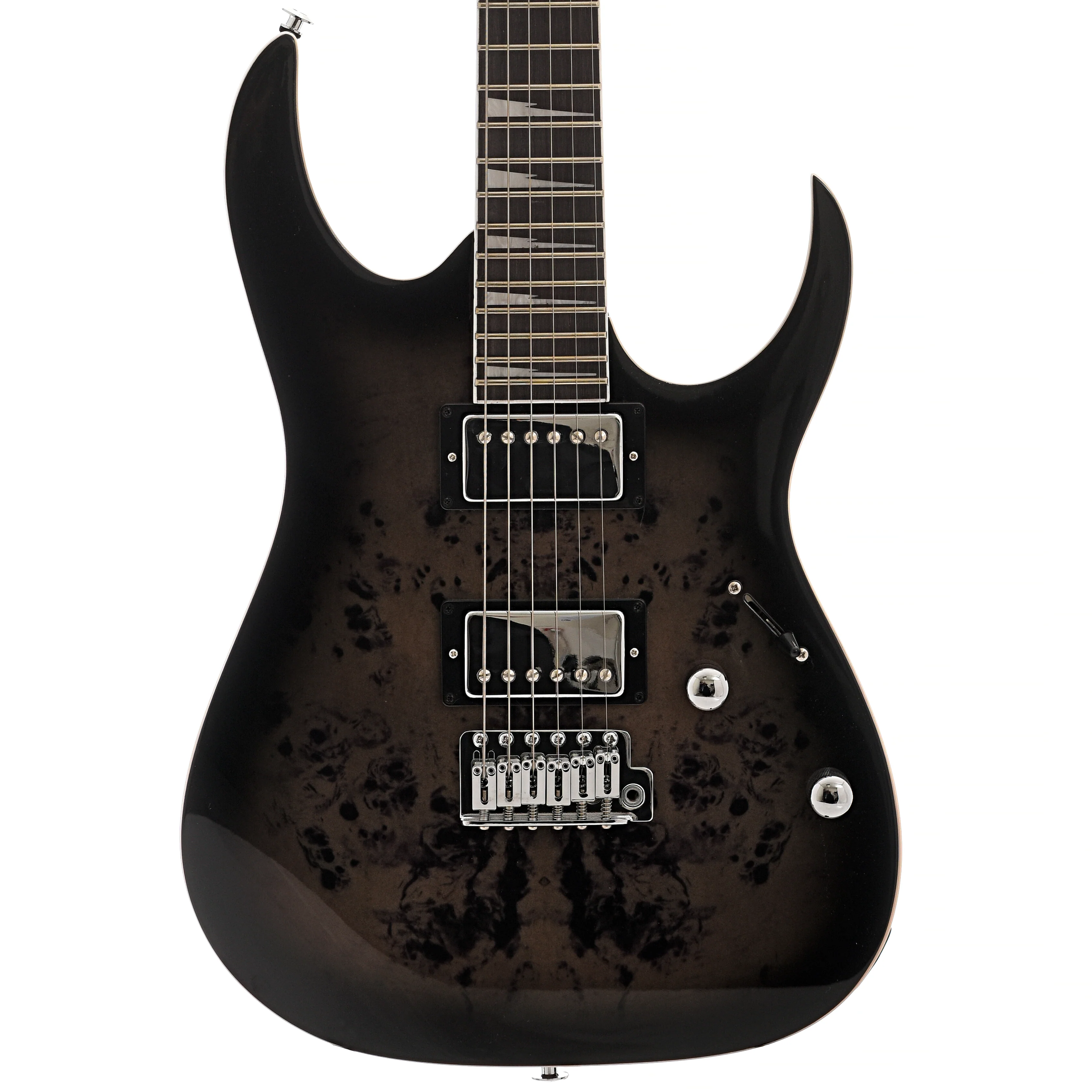 Ibanez GRG220PA1 RG Gio Electric Guitar, Brown Black Burst - Image 2