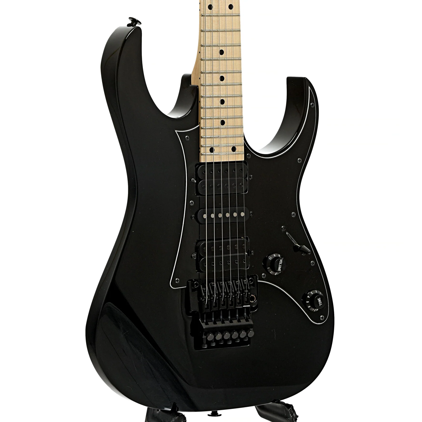 Ibanez RG550 Genesis Collection Electric Guitar, Black Finish - Image 4