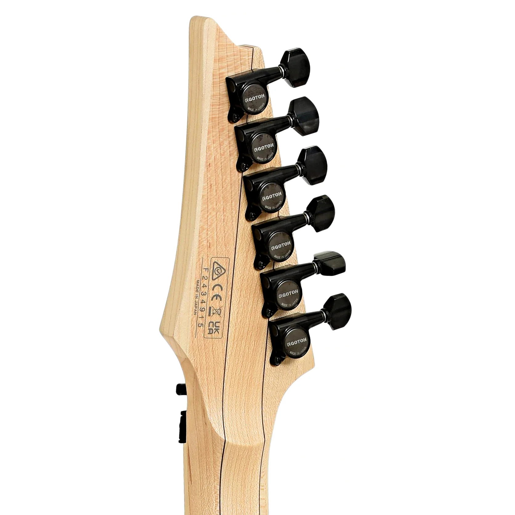 Ibanez RG550 Genesis Collection Electric Guitar, Black Finish - Image 9
