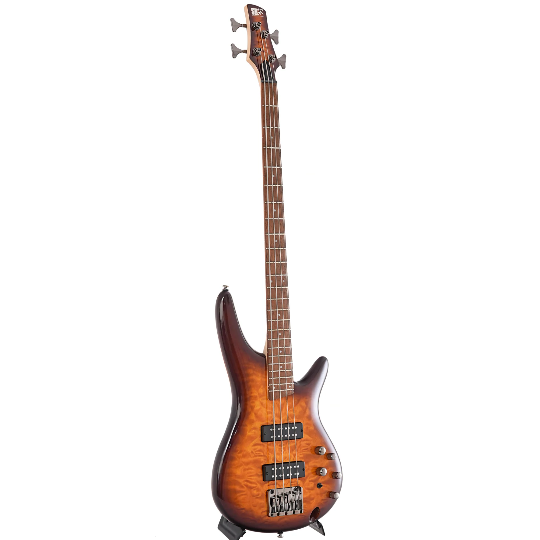 Ibanez SR400EQM Electric Bass Guitar, Dragon Eye Burst - Image 12