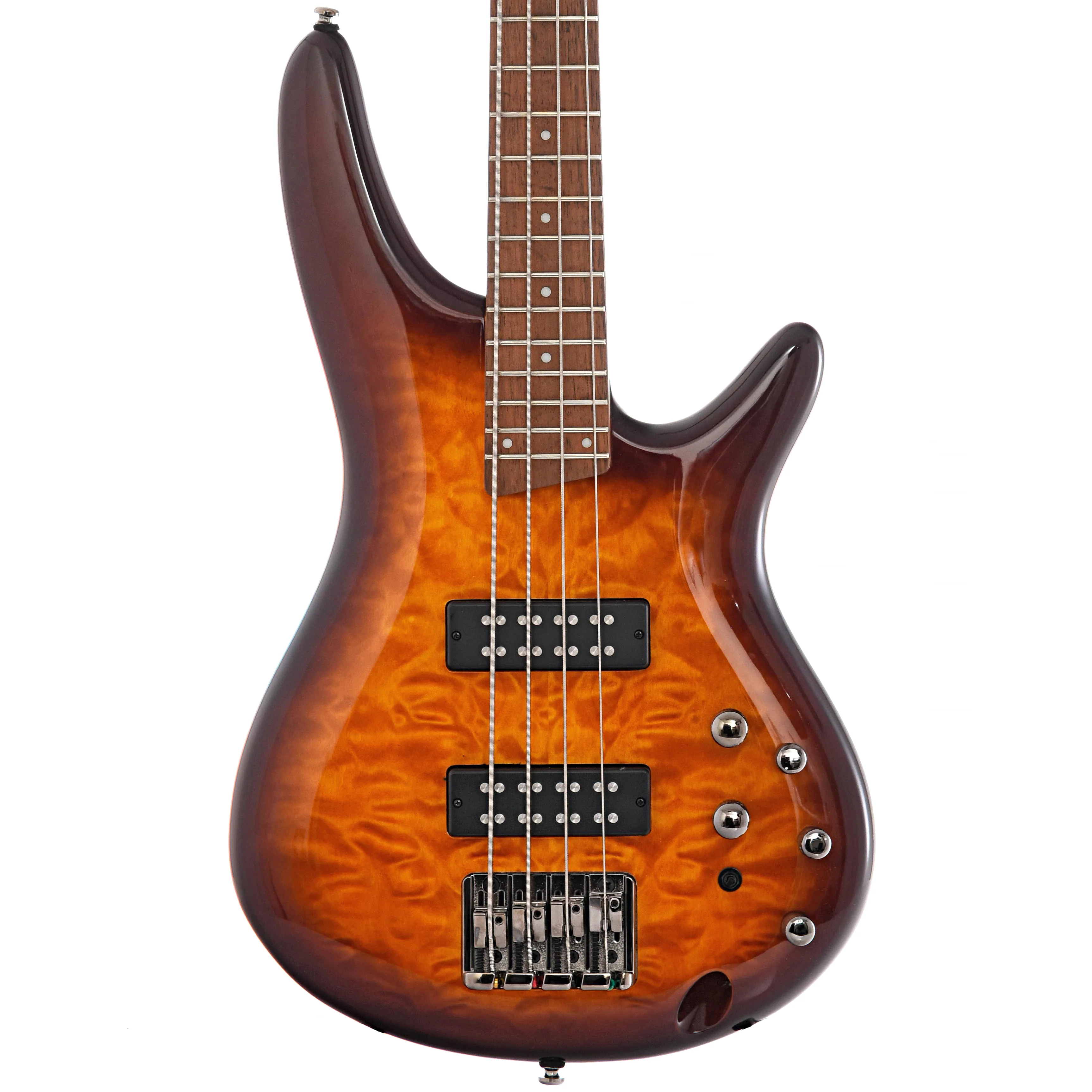 Ibanez SR400EQM Electric Bass Guitar, Dragon Eye Burst - Image 2