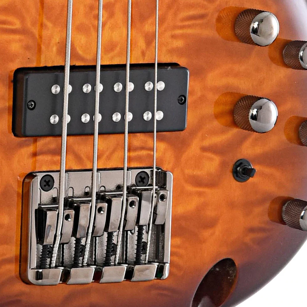 Ibanez SR400EQM Electric Bass Guitar, Dragon Eye Burst - Image 5