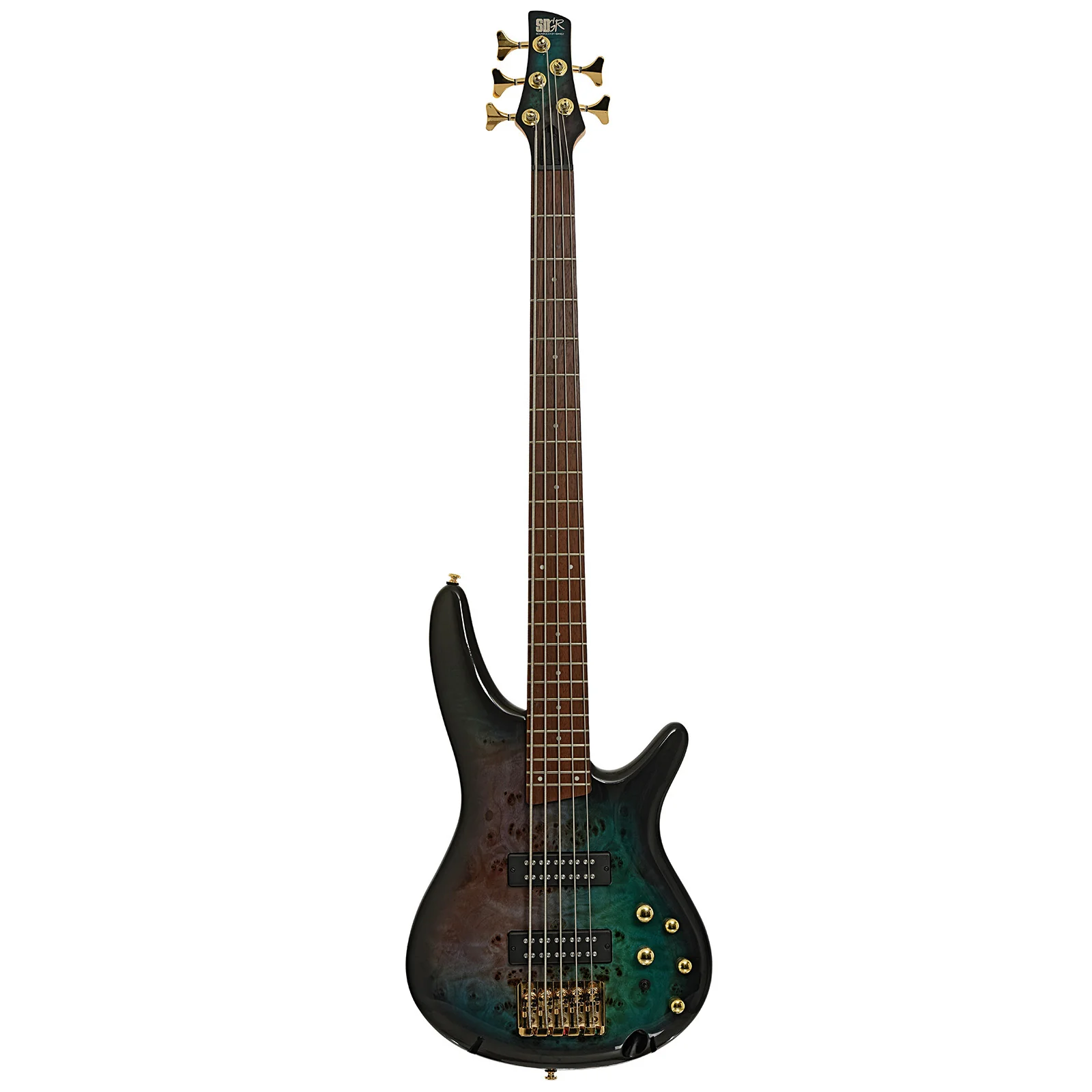 Ibanez SR405EPBDX 5-String Electric Bass Guitar, Tropical Seafloor Burst - Image 13
