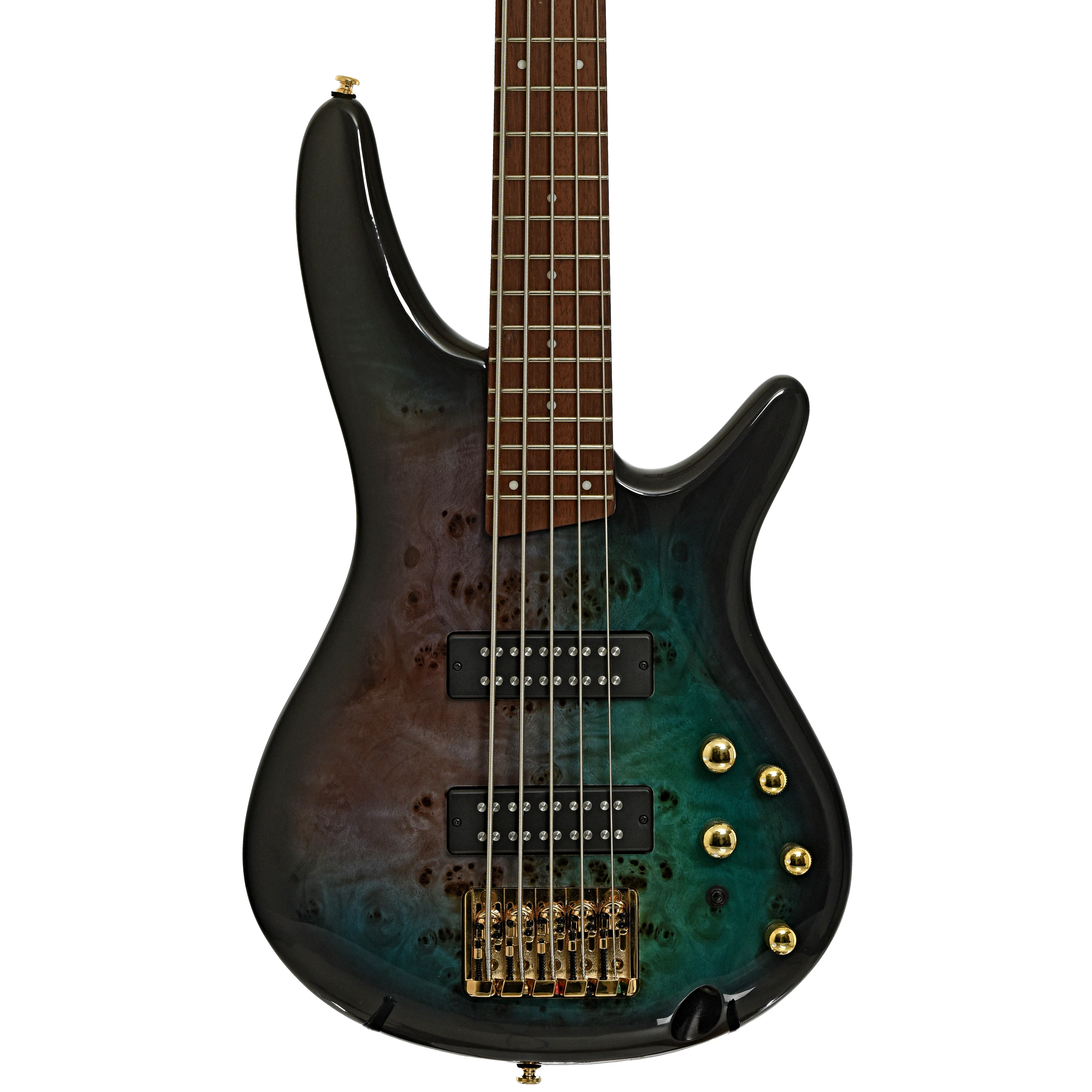 Ibanez SR405EPBDX 5-String Electric Bass Guitar, Tropical Seafloor Burst - Image 2