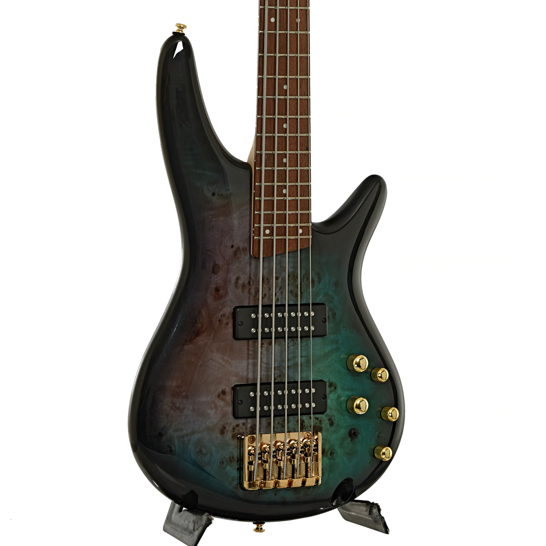 Ibanez SR405EPBDX 5-String Electric Bass Guitar, Tropical Seafloor Burst - Image 4