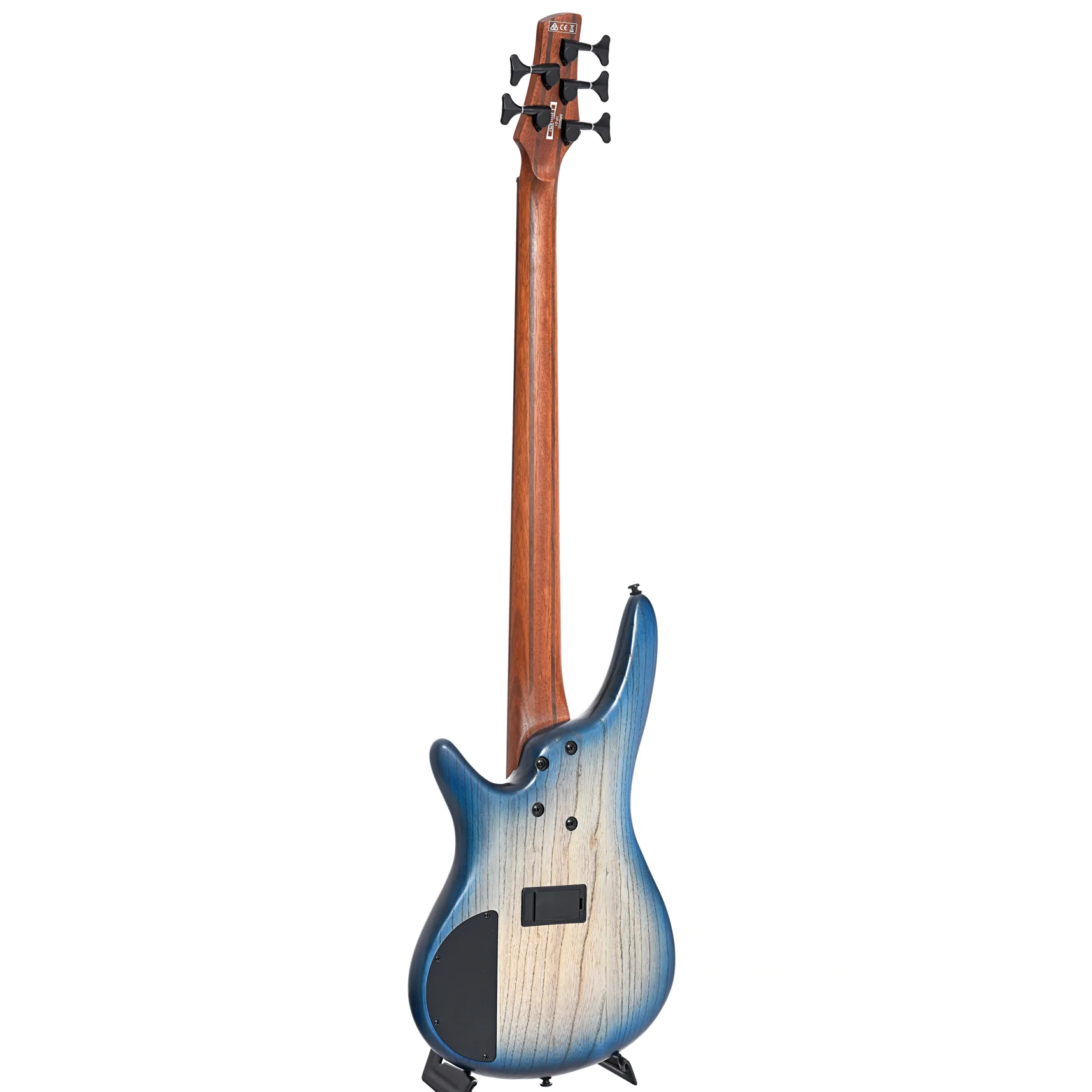Ibanez SR605E 5-String Electric Bass Guitar, Cosmic Blue Starburst Flat - Image 12