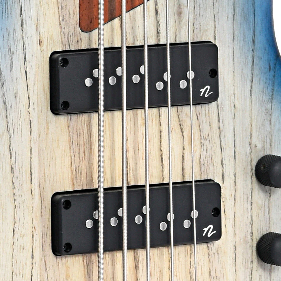 Ibanez SR605E 5-String Electric Bass Guitar, Cosmic Blue Starburst Flat - Image 5