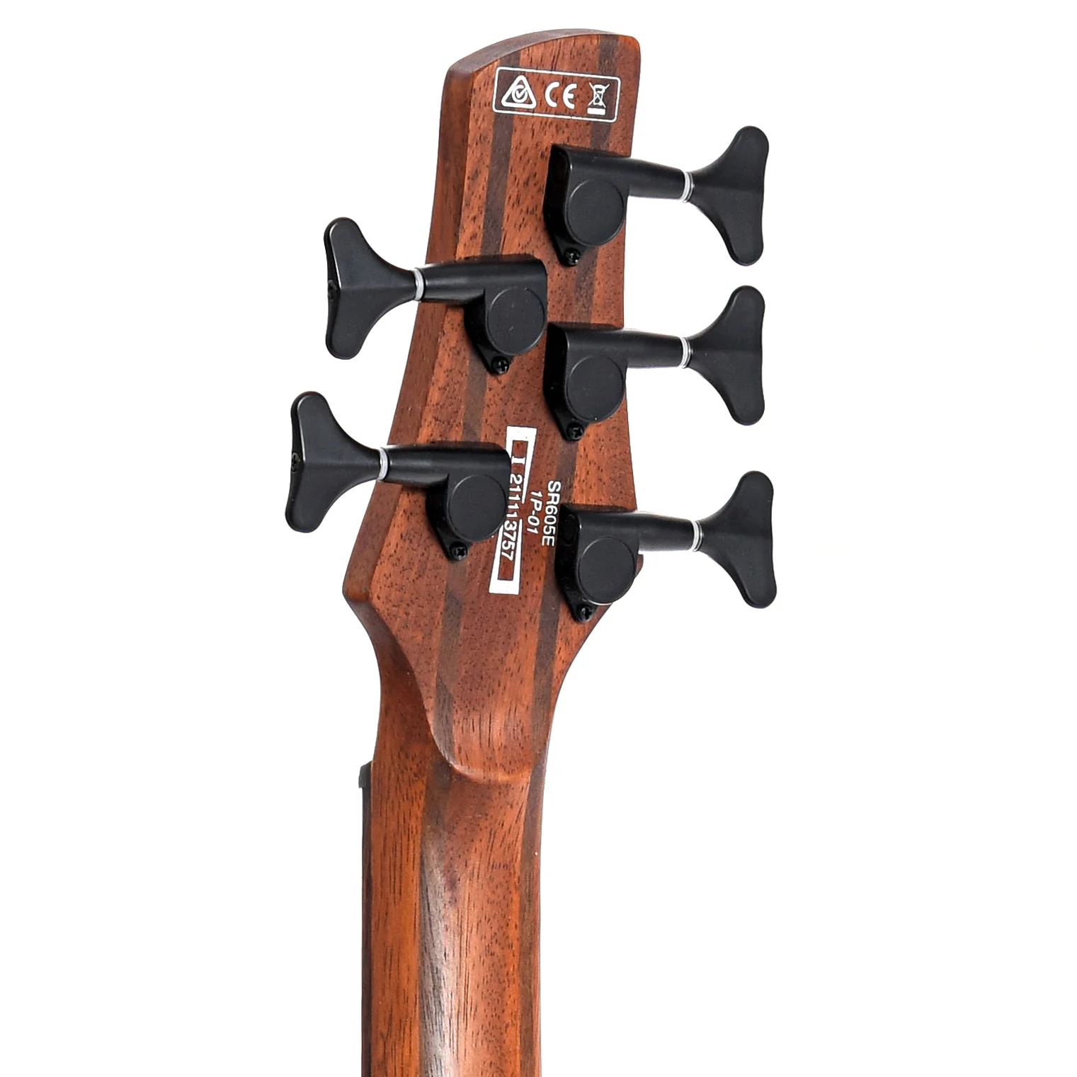 Ibanez SR605E 5-String Electric Bass Guitar, Cosmic Blue Starburst Flat - Image 8