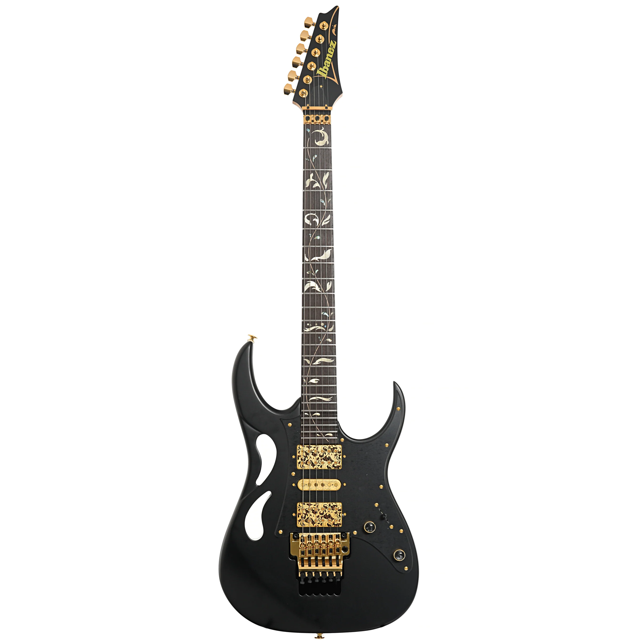 Ibanez PIA3761 Steve Vai Signature Electric Guitar, Onyx Black - Image 14