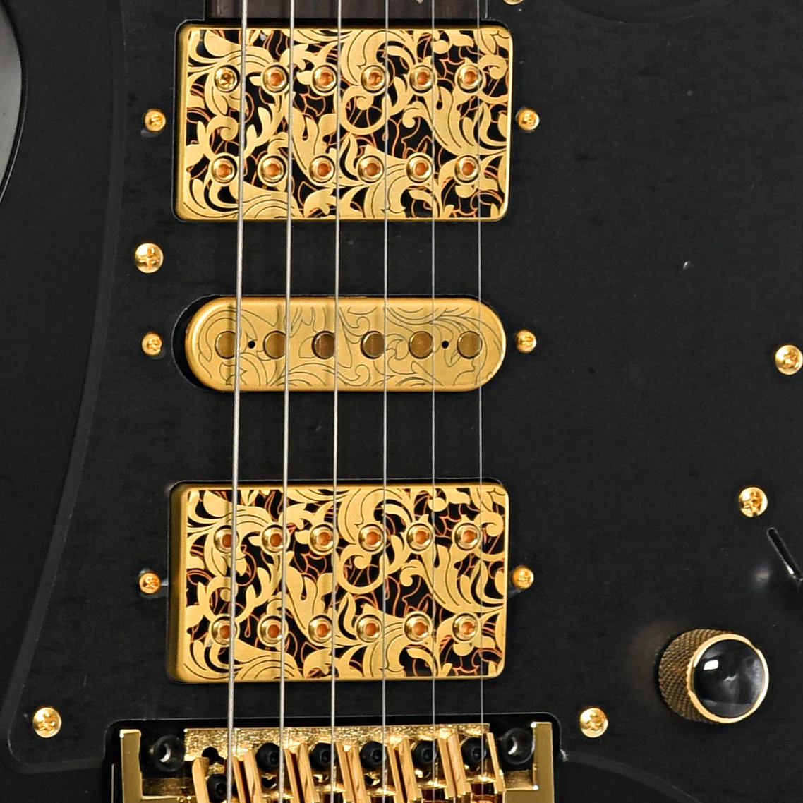 Ibanez PIA3761 Steve Vai Signature Electric Guitar, Onyx Black - Image 6