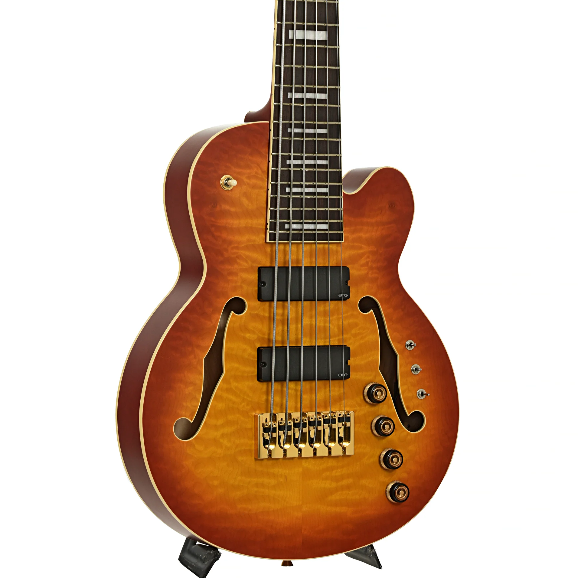 Ibanez TCB1006 Stephen "Thundercat" Bruner 6-String Hollowbody Electric Bass (2022) - Image 4