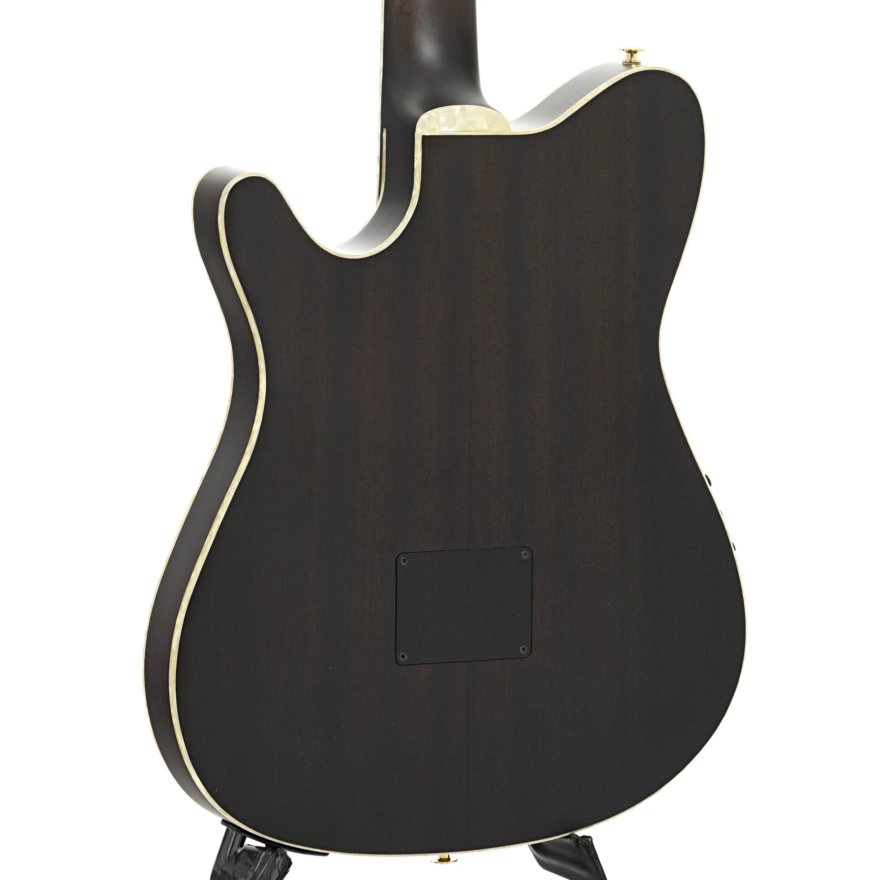 Ibanez TOD10N Tim Henson Signature Nylon String Acoustic-Electric Guitar, Transparent Black Flat - Image 11