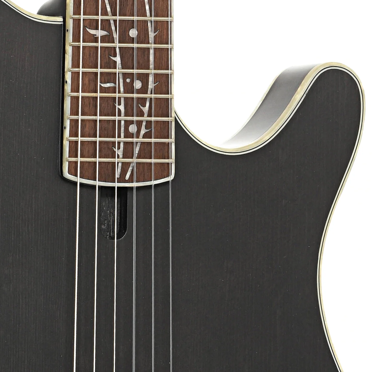 Ibanez TOD10N Tim Henson Signature Nylon String Acoustic-Electric Guitar, Transparent Black Flat - Image 6