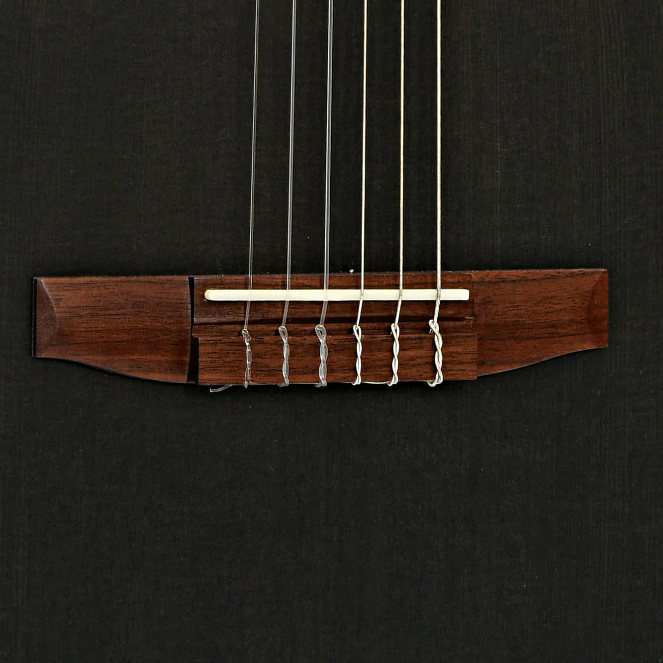Ibanez TOD10NL Tim Henson Signature Nylon String Left-Handed Acoustic-Electric Guitar, Transparent Black Flat - Image 5