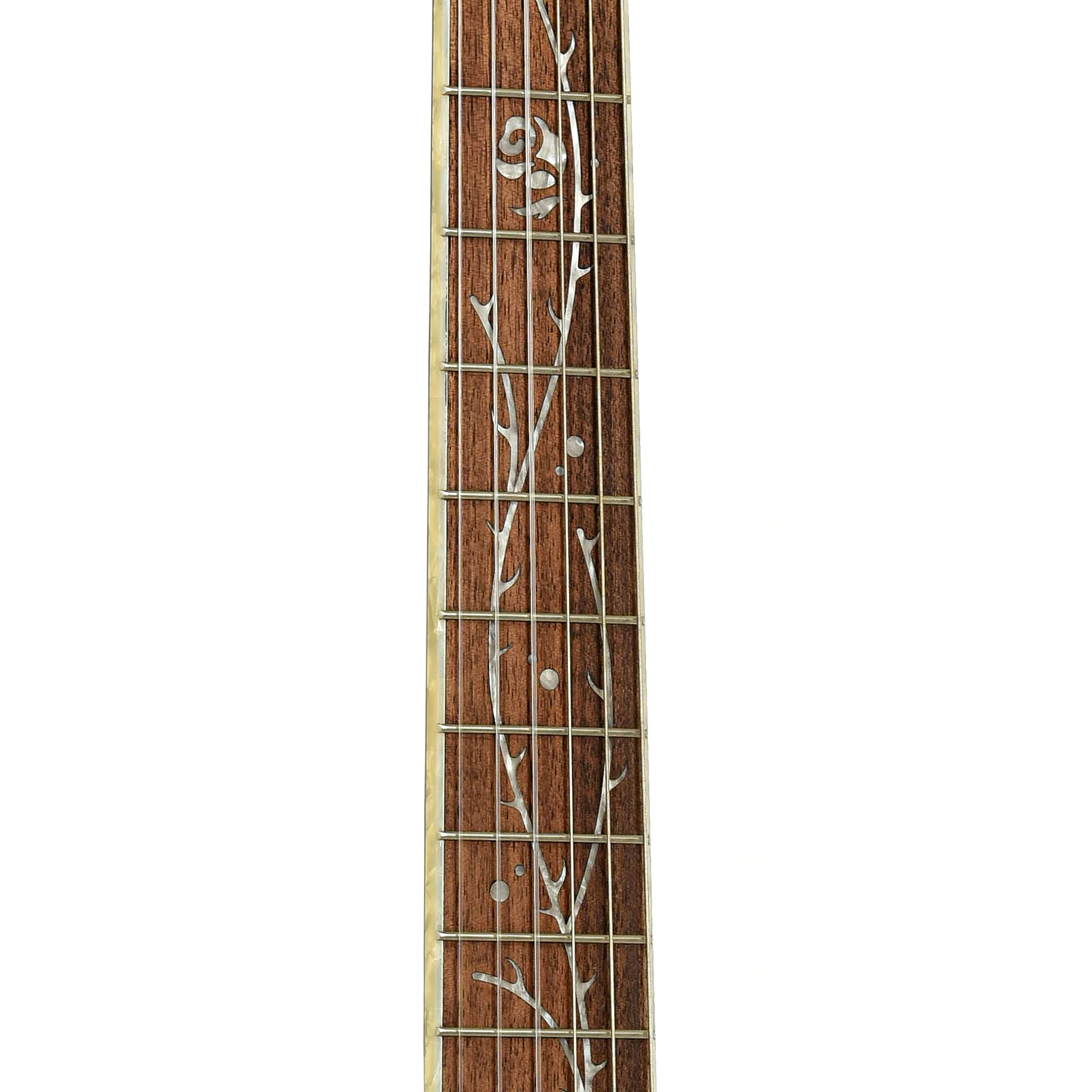 Ibanez TOD10NL Tim Henson Signature Nylon String Left-Handed Acoustic-Electric Guitar, Transparent Black Flat - Image 7