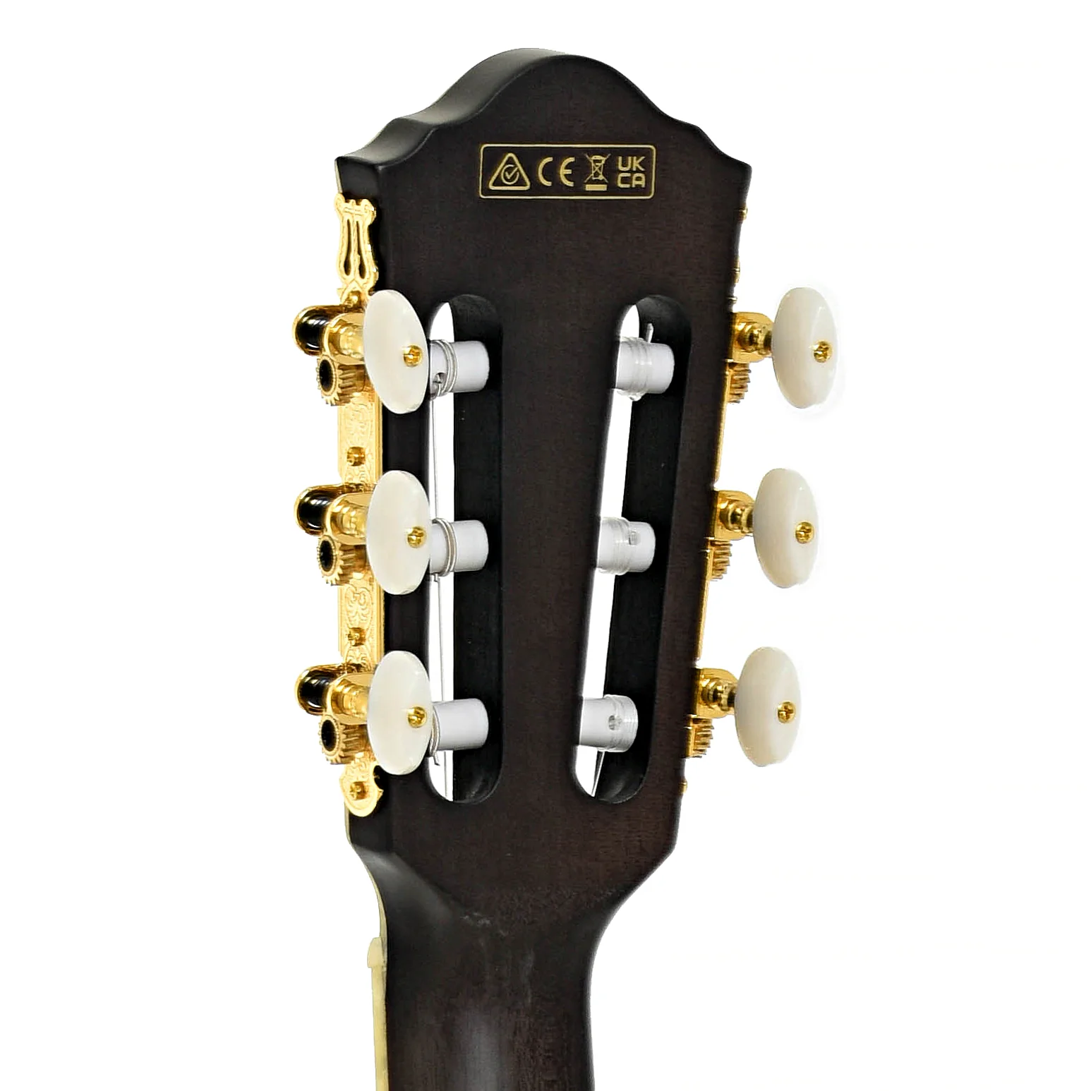 Ibanez TOD10NL Tim Henson Signature Nylon String Left-Handed Acoustic-Electric Guitar, Transparent Black Flat - Image 9